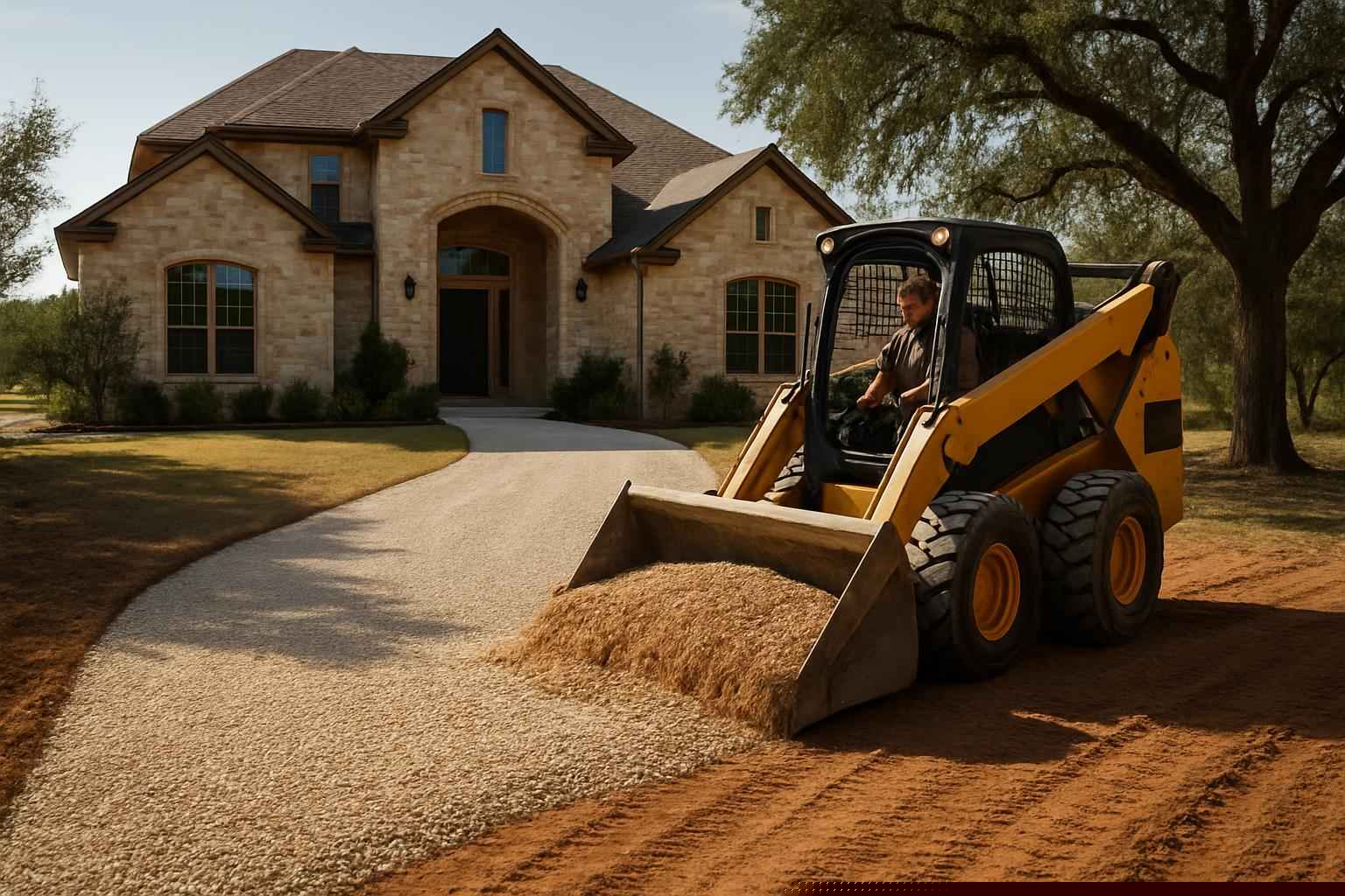 Driveway Installation In Pontotoc Texas 1 Driveway Clearing in Pontotoc Texas