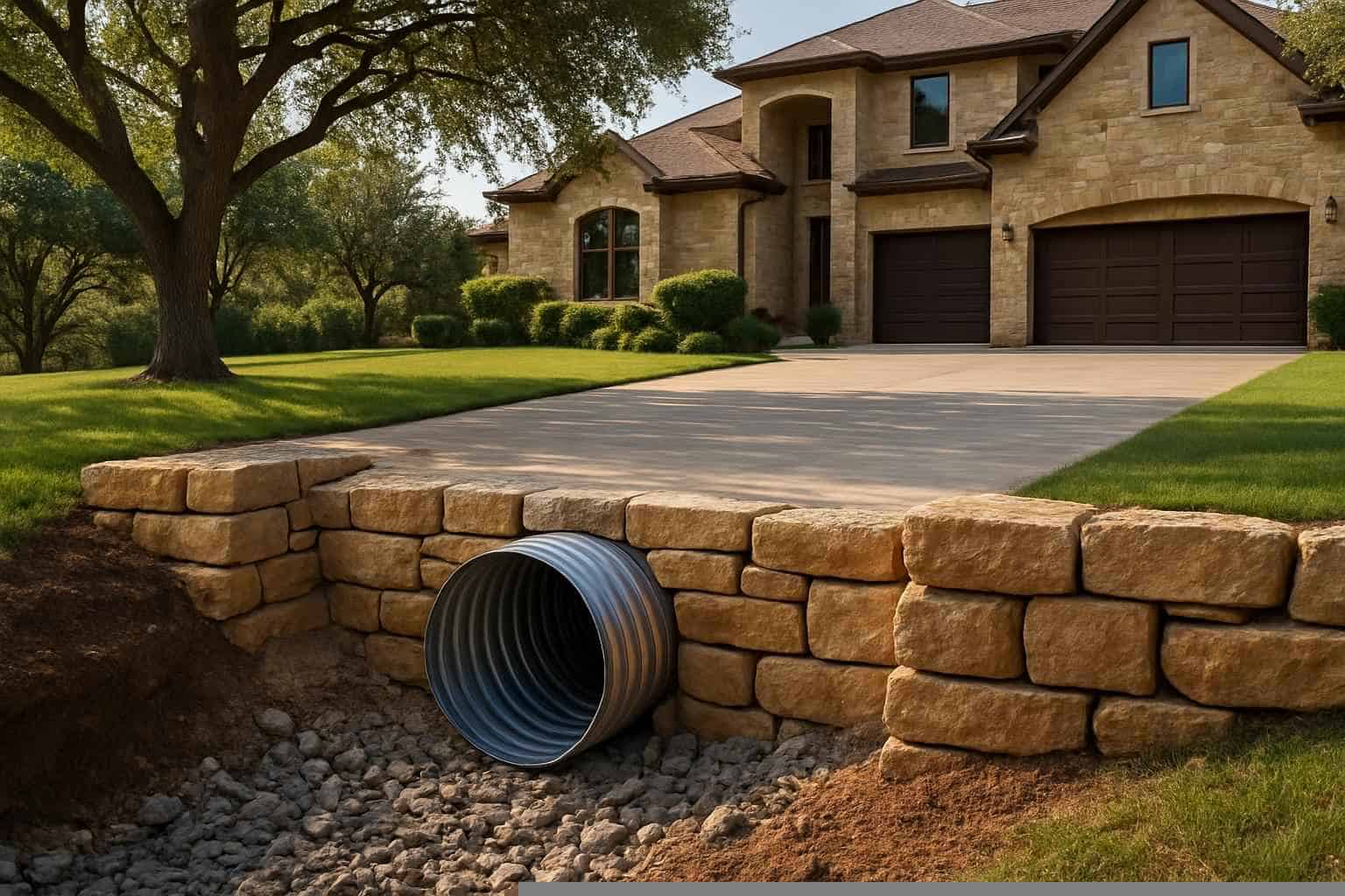 Culvert Installation In Cottonwood Shores Texas 3 Driveway Culvert Replacement In Cottonwood Shores Texas