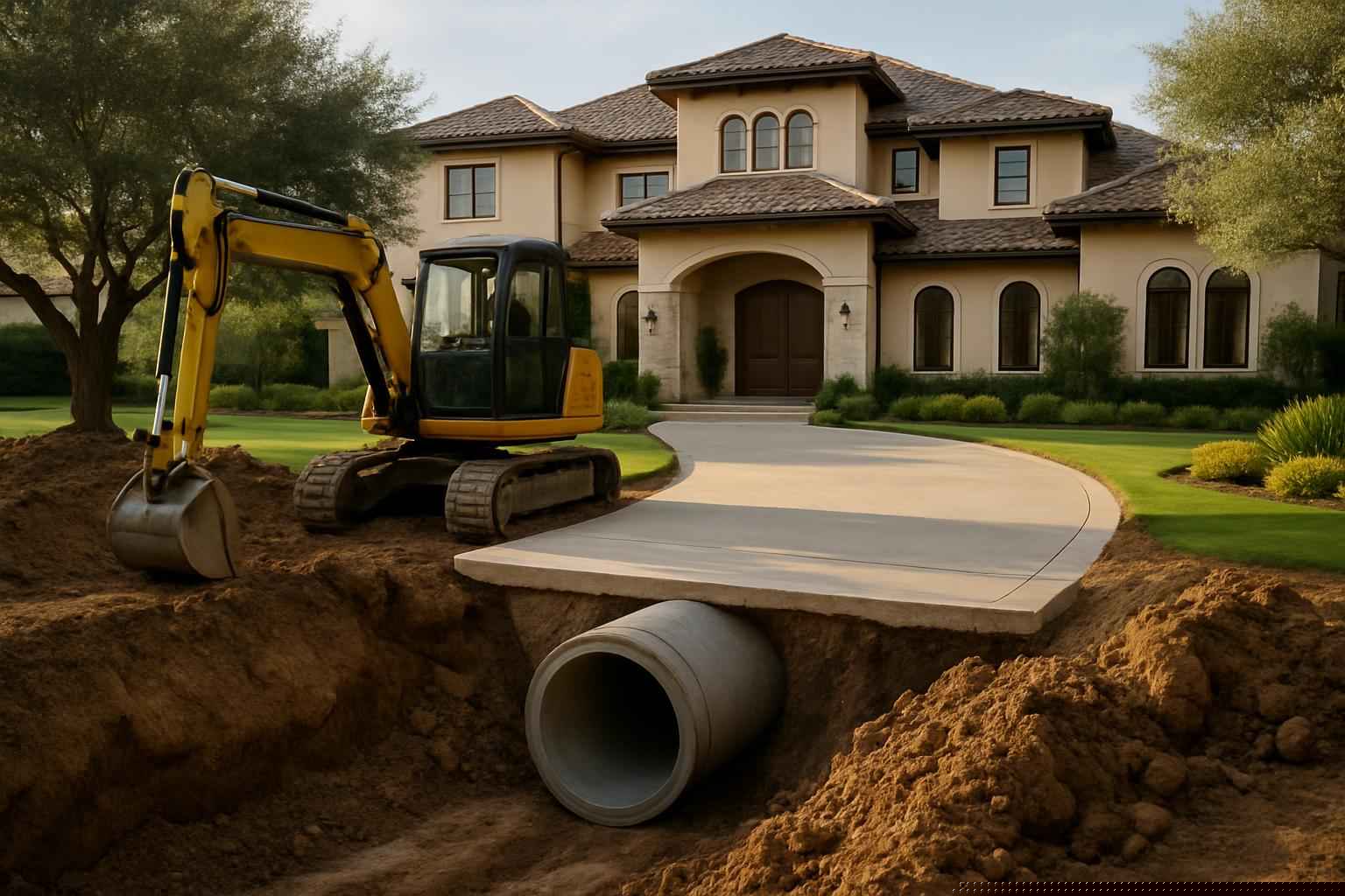 Driveway Culvert Replacement in Medina Texas
