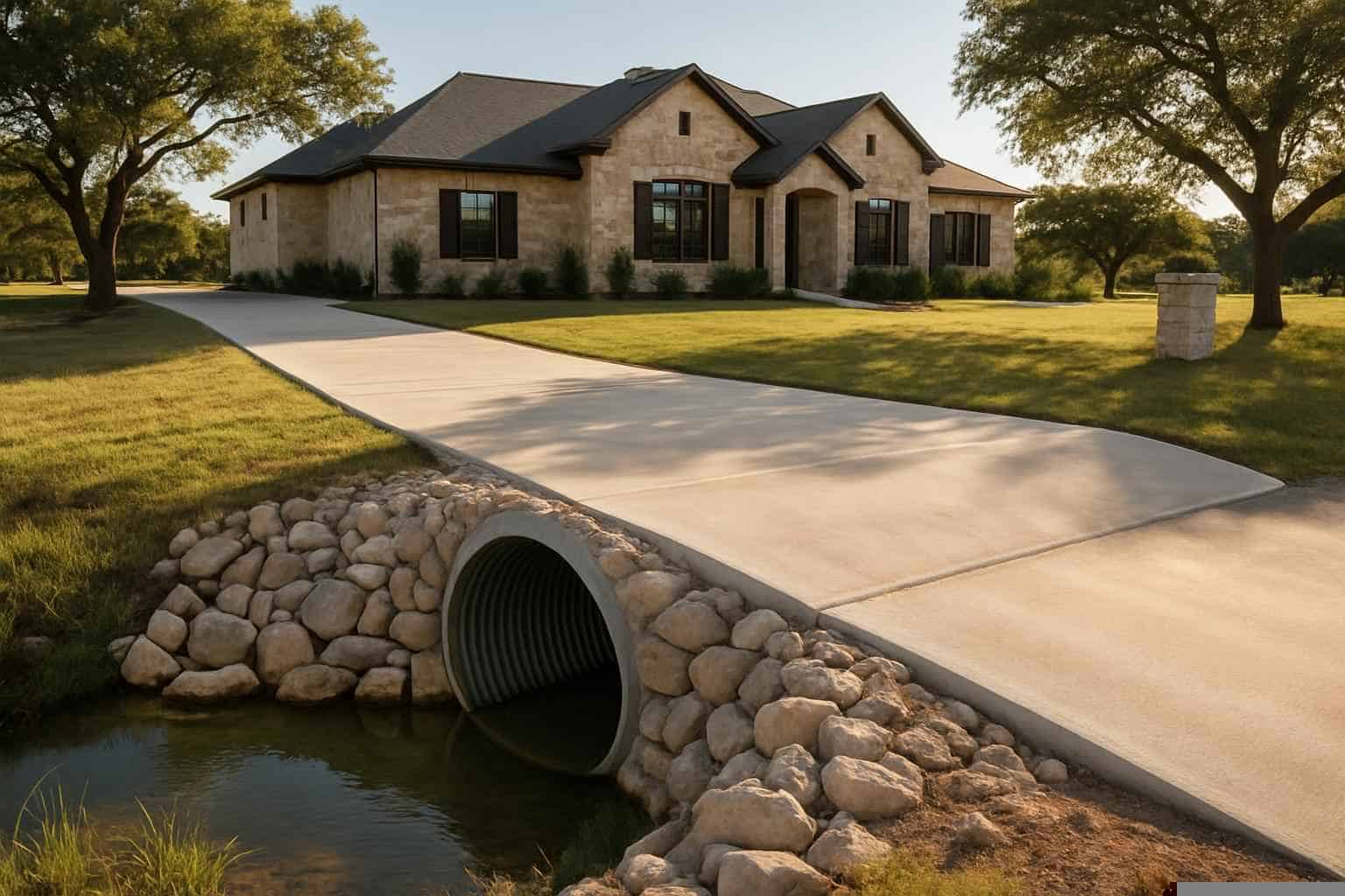 Driveway Culverts in Burnet Texas