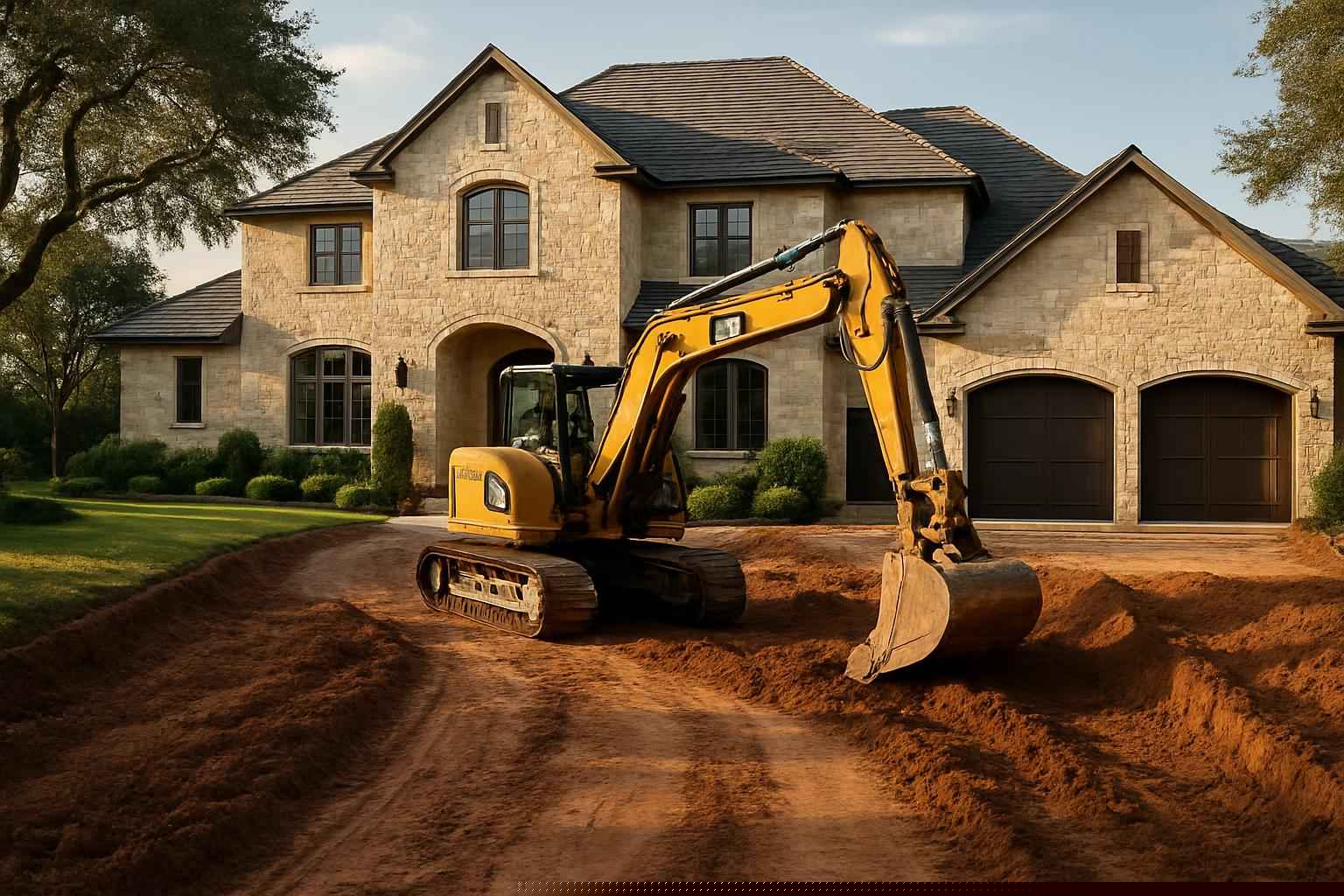 Excavation In Burnet Texas 6 Driveway Excavation in Burnet Texas