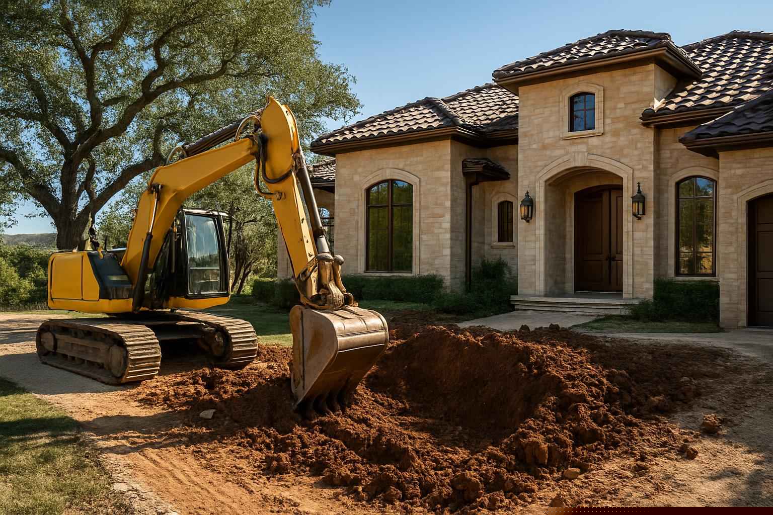 Driveway Excavation in Fischer Texas