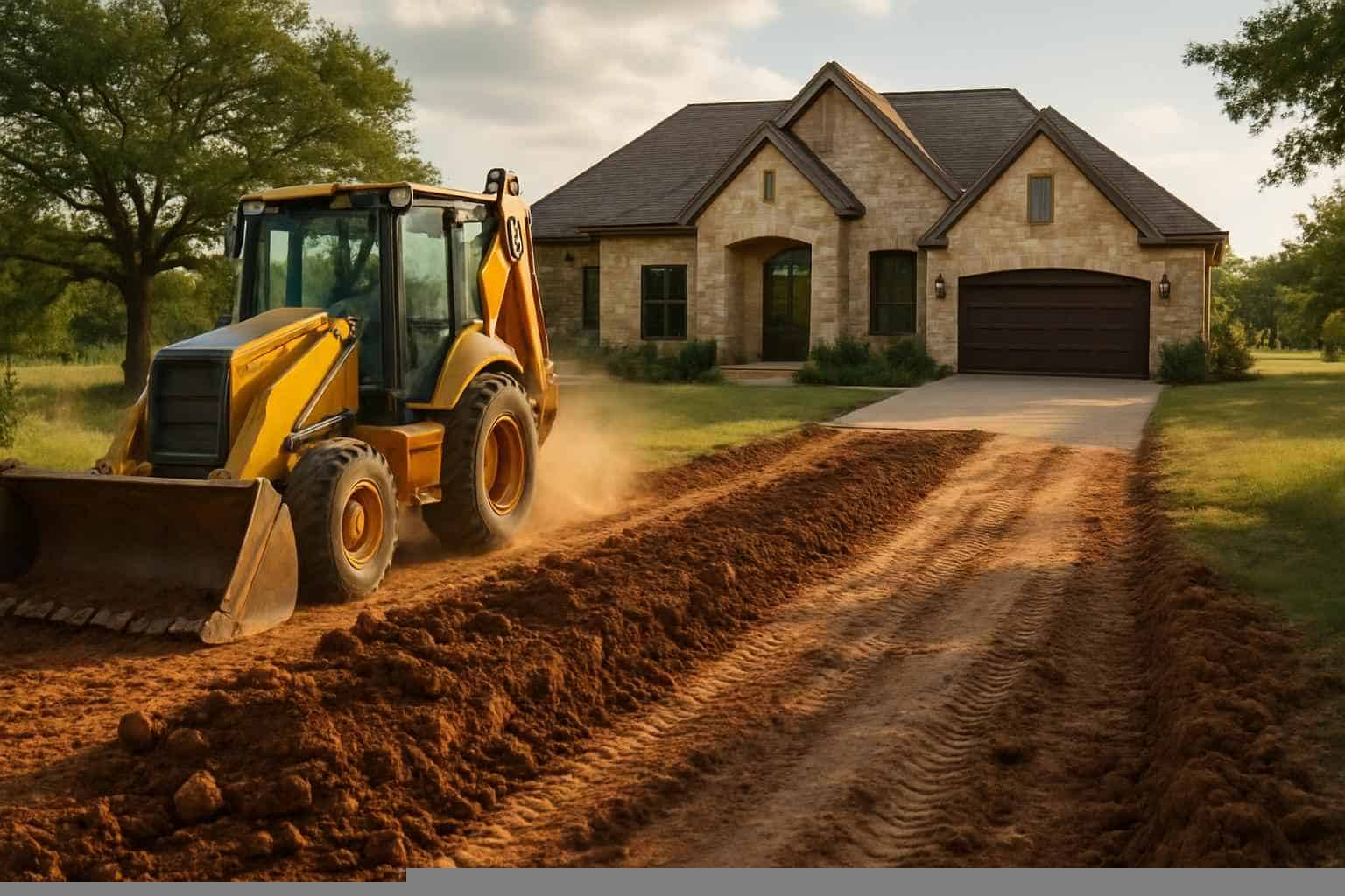 Excavation In Pontotoc Texas 6 Driveway Excavation in Pontotoc Texas