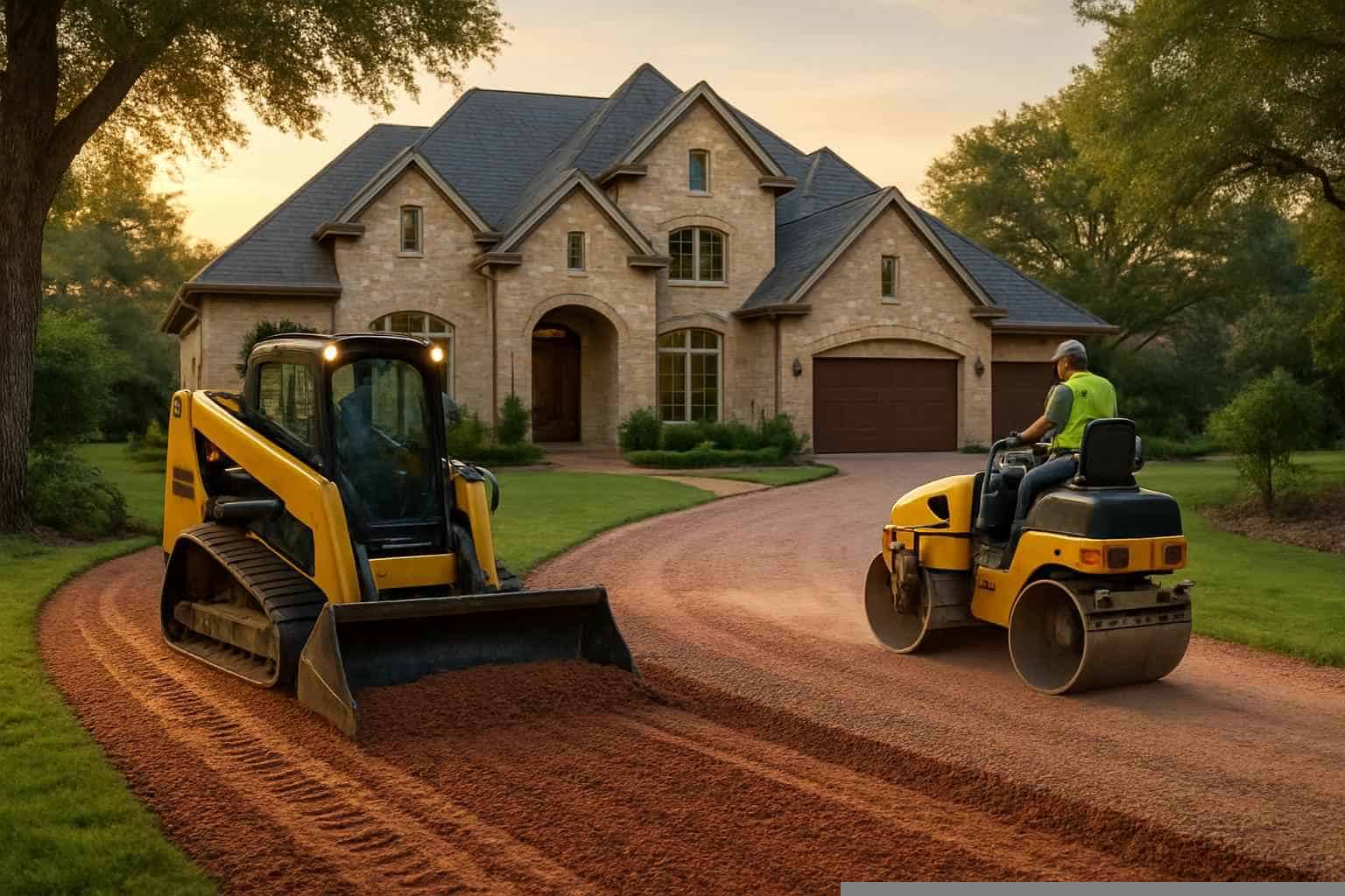 Driveway Installation In Marble Falls Texas