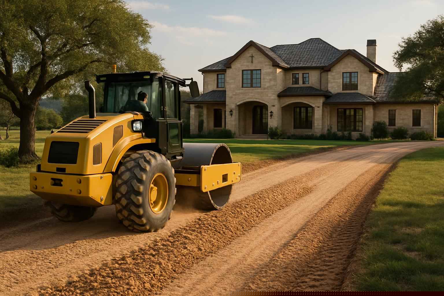 Driveway Grading and Compaction in Medina Texas