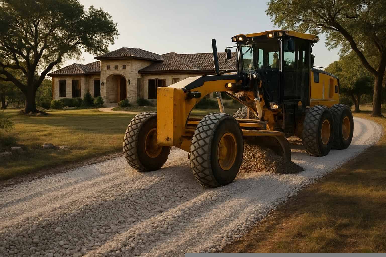 Grading In Burnet Texas 2 Driveway Grading in Burnet Texas