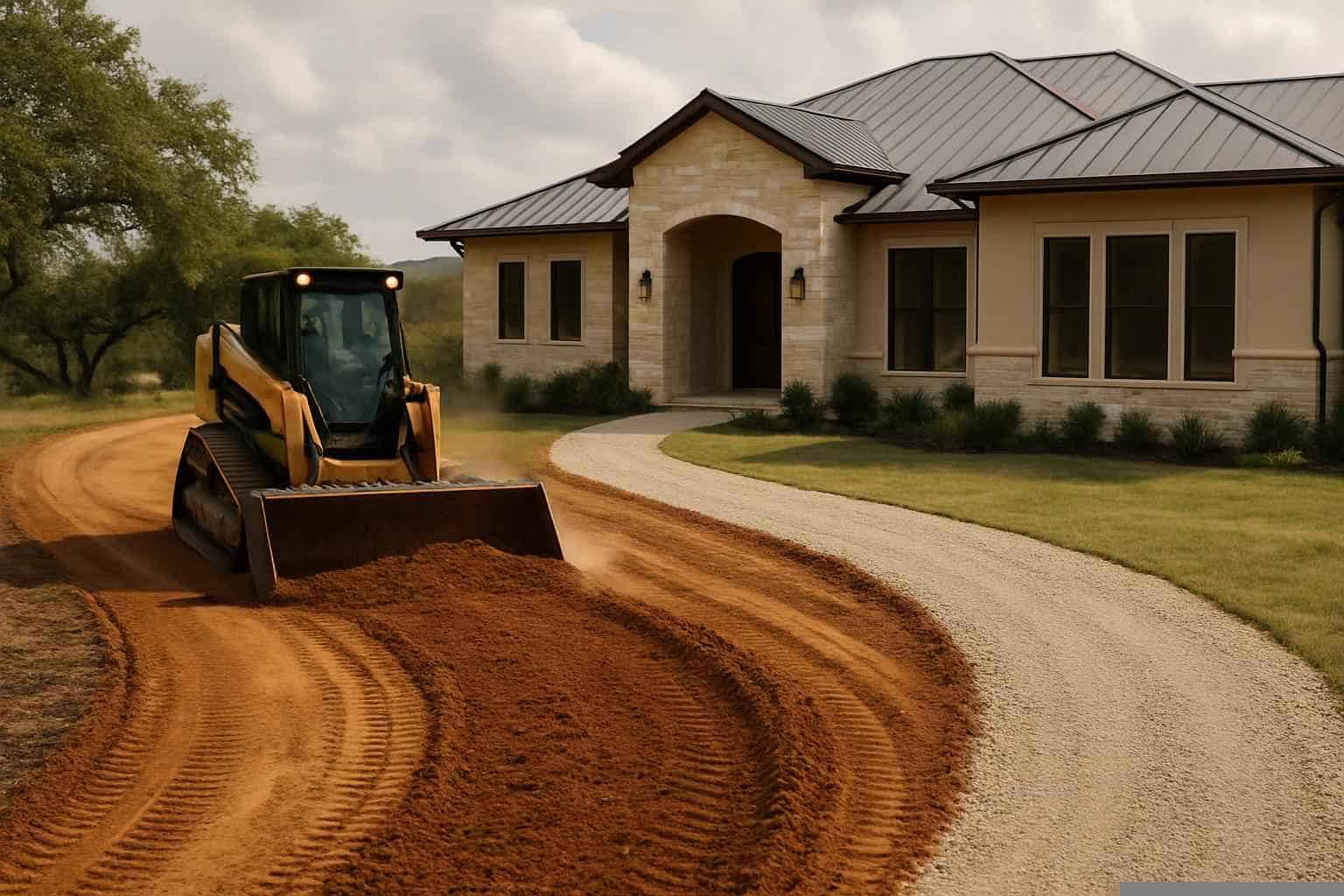 Grading In Marble Falls Texas 2 Driveway Grading in Marble Falls Texas