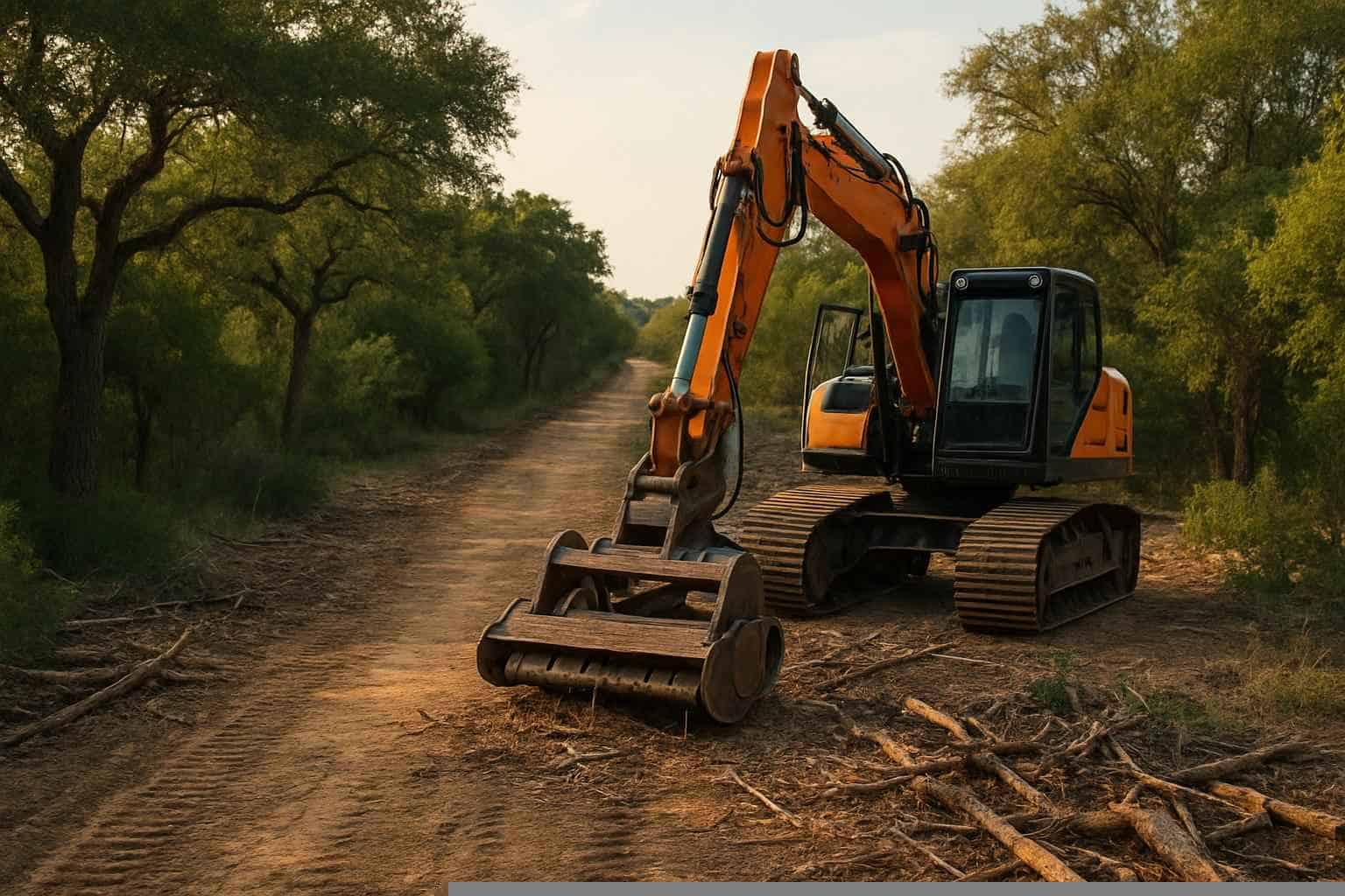 Easement Access Clearing In Burnet Texas