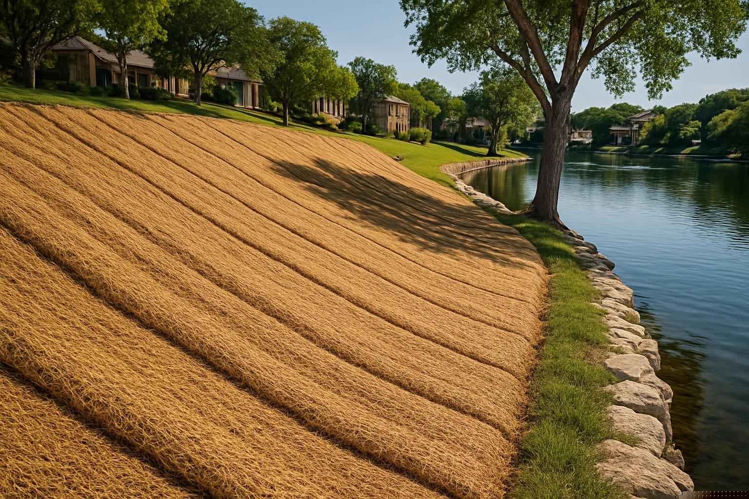 Erosion Control In Cottonwood Shores Texas 2 Erosion Control Matting In Cottonwood Shores Texas