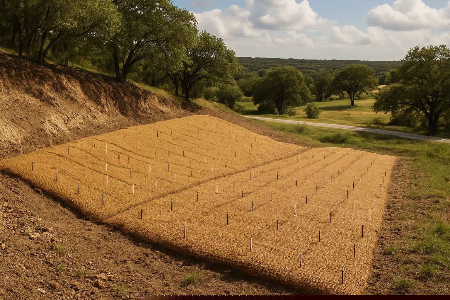 Erosion Control In Fischer Texas 2 Erosion Control Matting in Fischer Texas