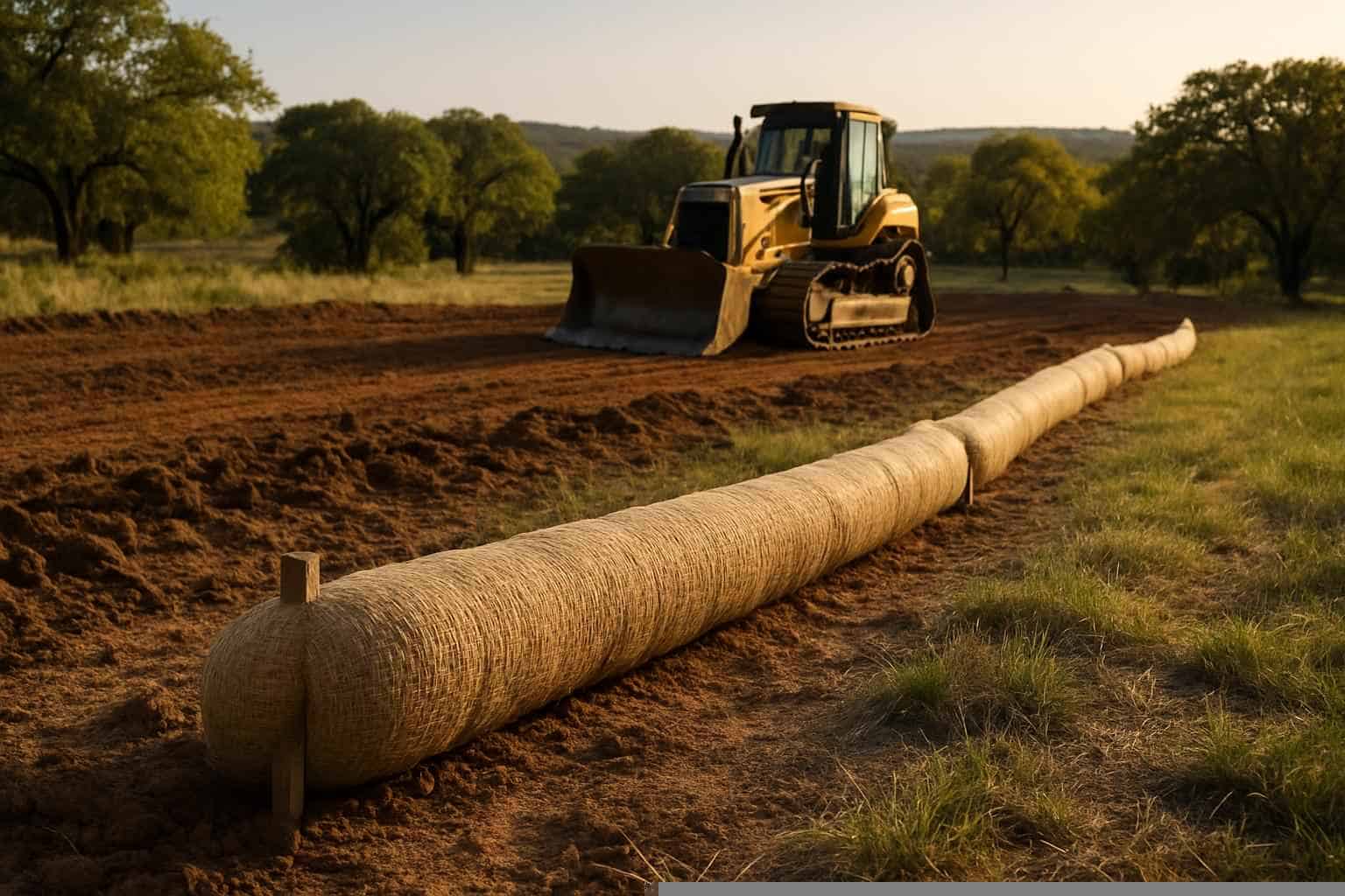 Erosion Control Prep in Marble Falls Texas