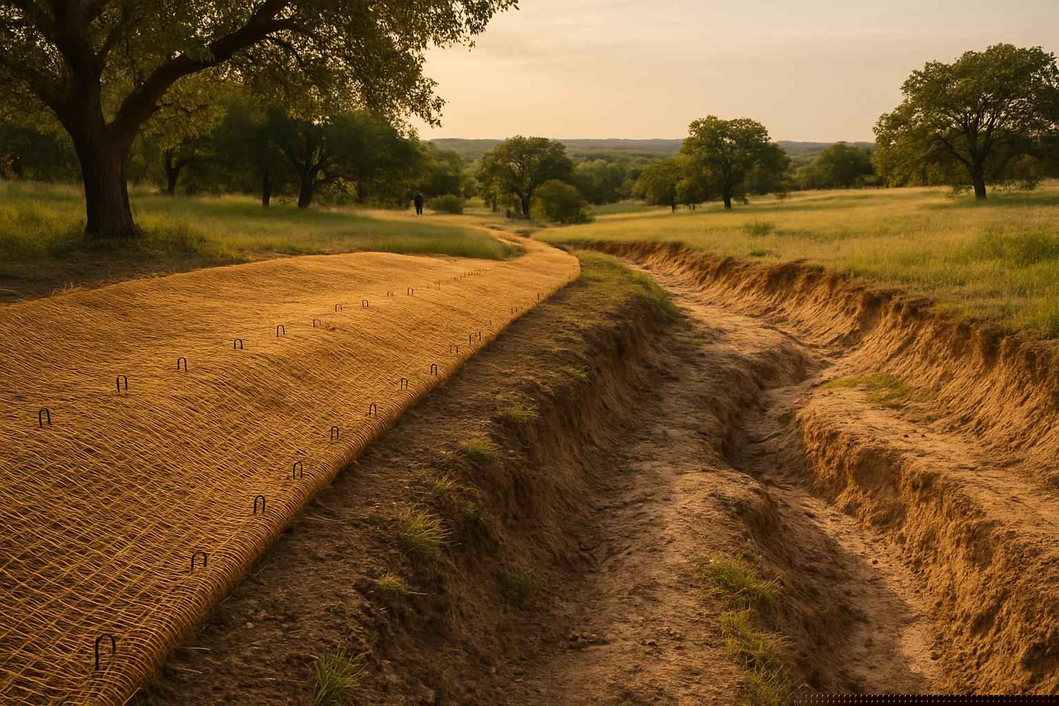 Site Preparation In Pontotoc Texas 5 Erosion Control Prep in Pontotoc Texas