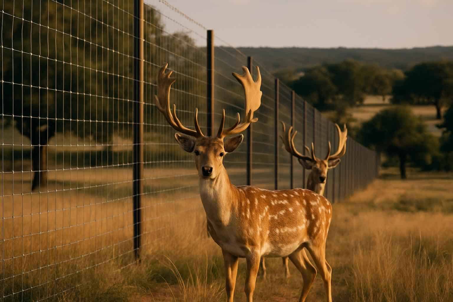 Exotic Game Fencing In Pontotoc Texas