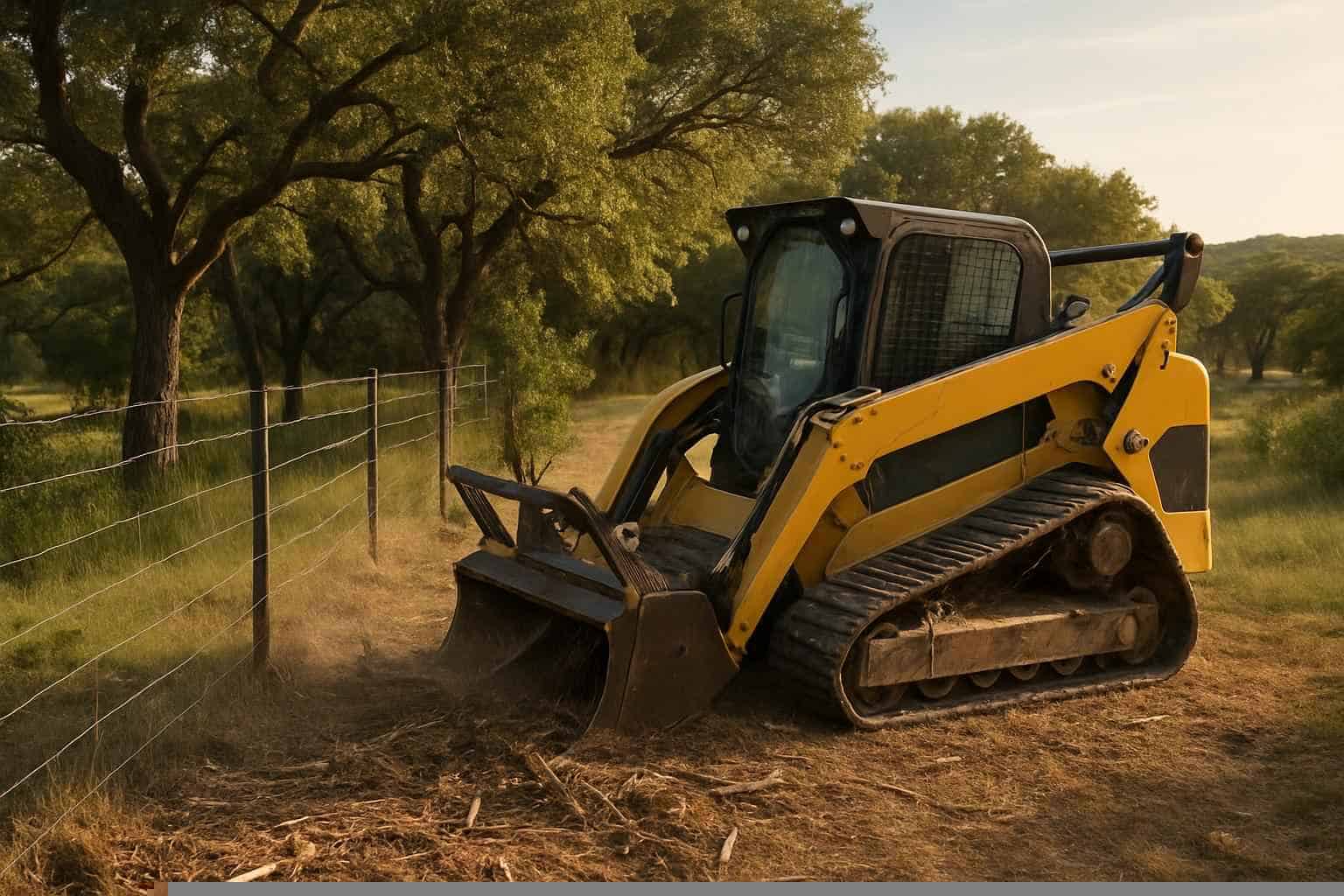 Fence Line Clearing in Fischer Texas