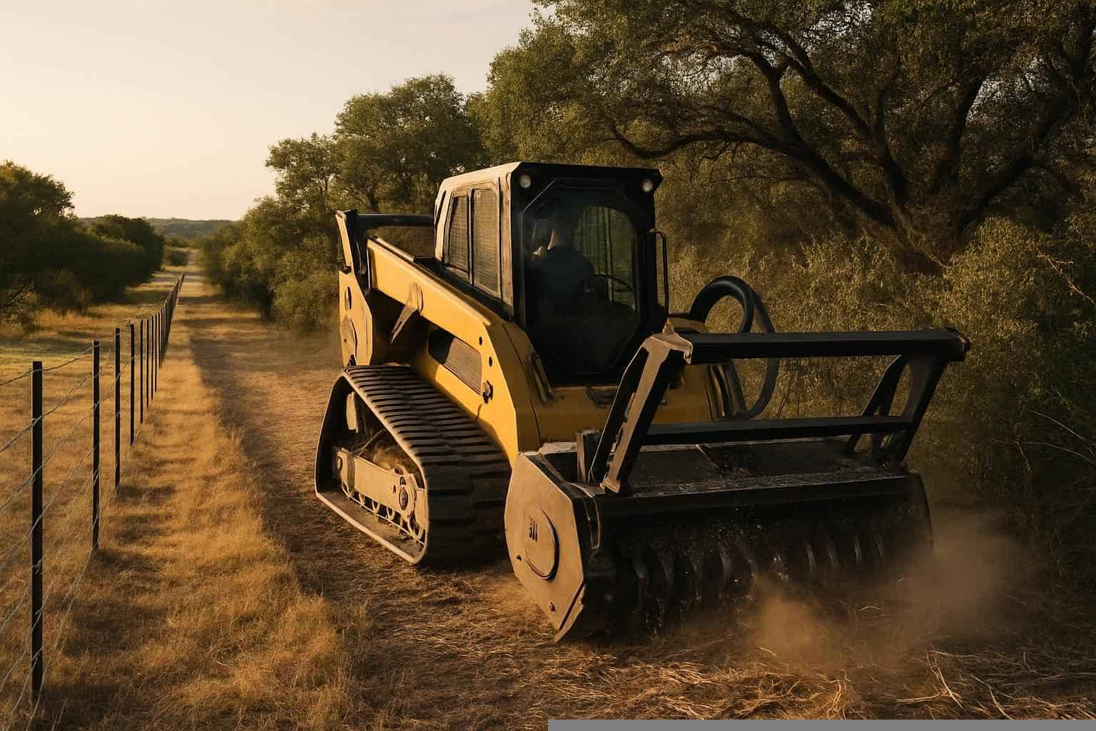 Fencing Services In Pontotoc Texas 6 Fence Line Clearing In Pontotoc Texas