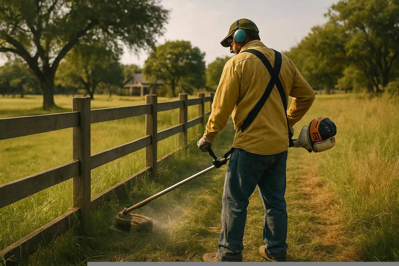 Fence Line Clearing In Cottonwood Shores Texas 5 Fence Row Maintenance In Cottonwood Shores Texas