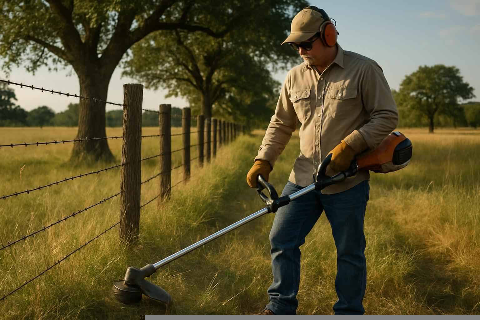 Fence Line Clearing In Pontotoc Texas 5 Fence Row Maintenance in Pontotoc Texas