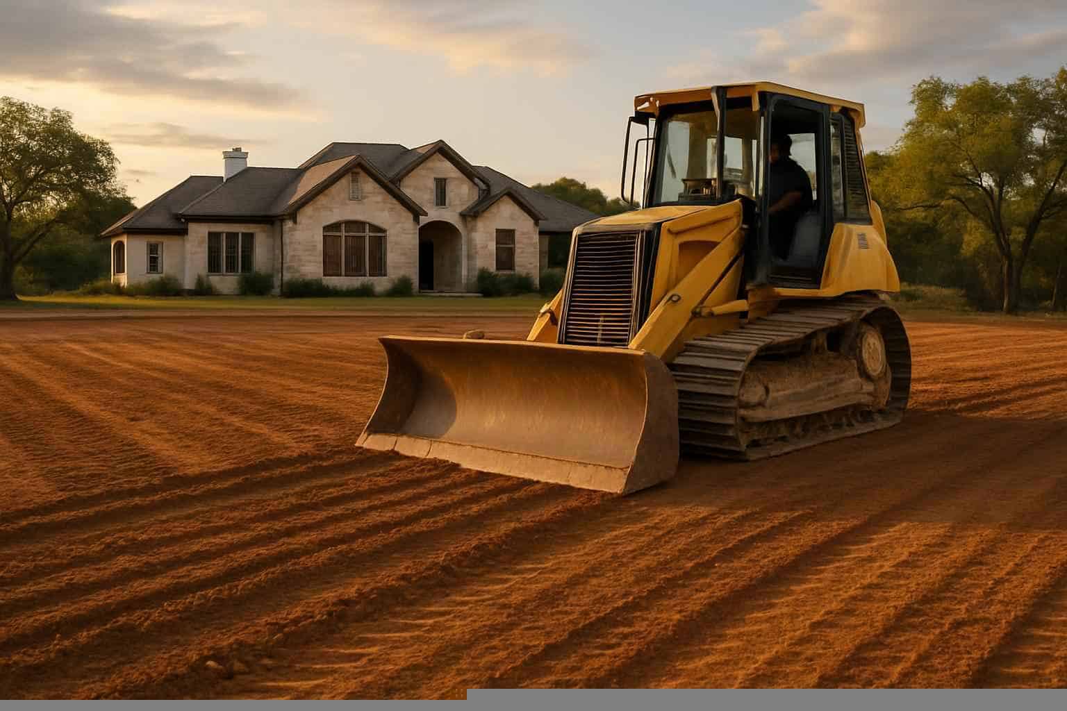 Grading In Burnet Texas 6 Final Grade for Construction in Burnet Texas