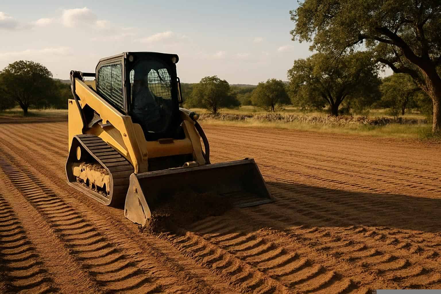 Final Grade for Construction in Pontotoc Texas