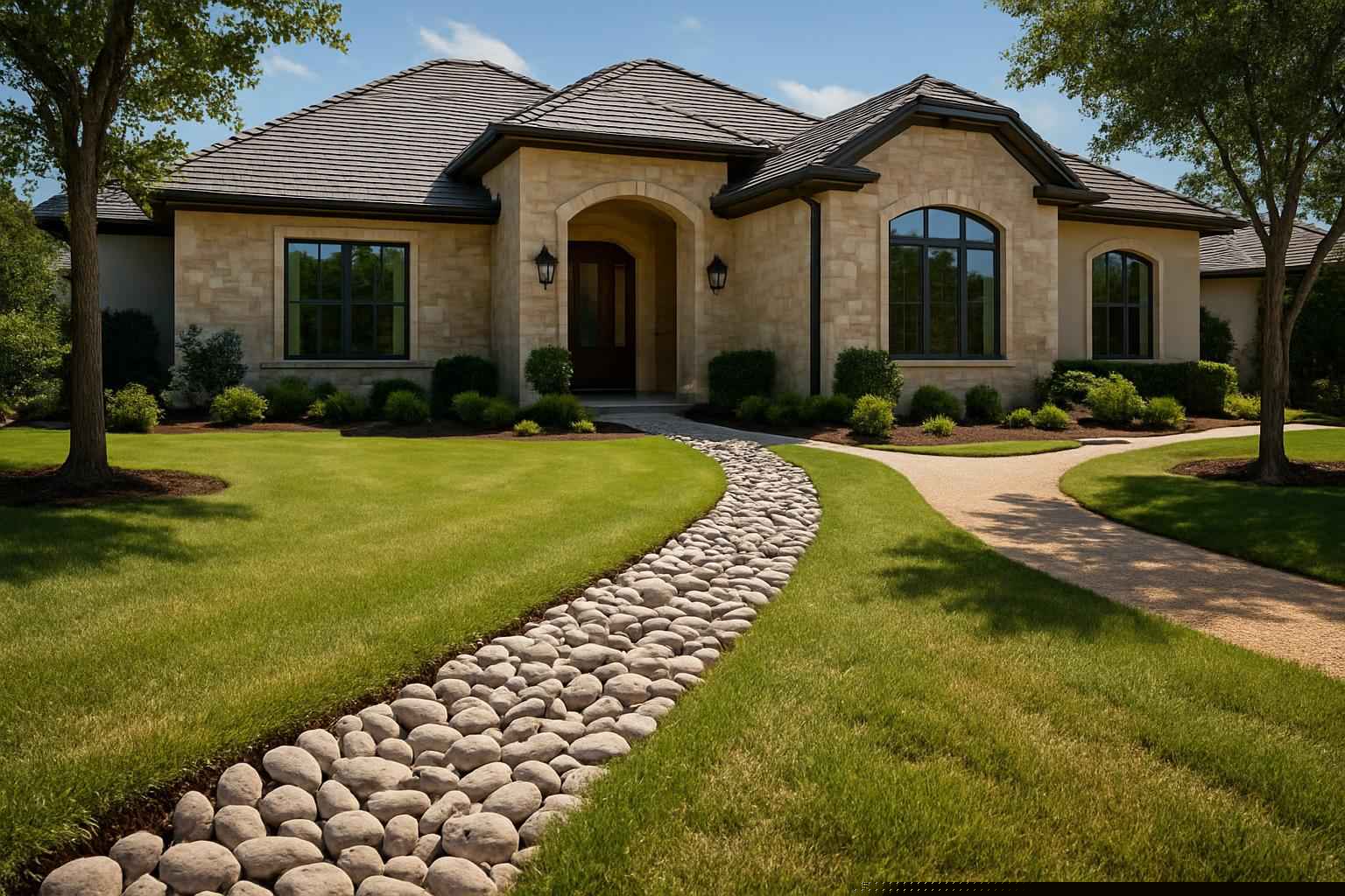 Drainage Solutions In Cottonwood Shores Texas 1 French Drains In Cottonwood Shores Texas