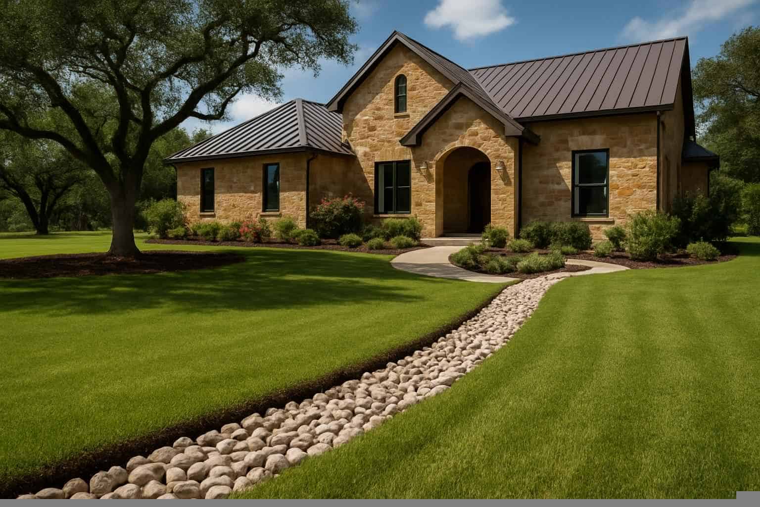 Drainage Solutions In Fischer Texas 1 French Drains in Fischer Texas