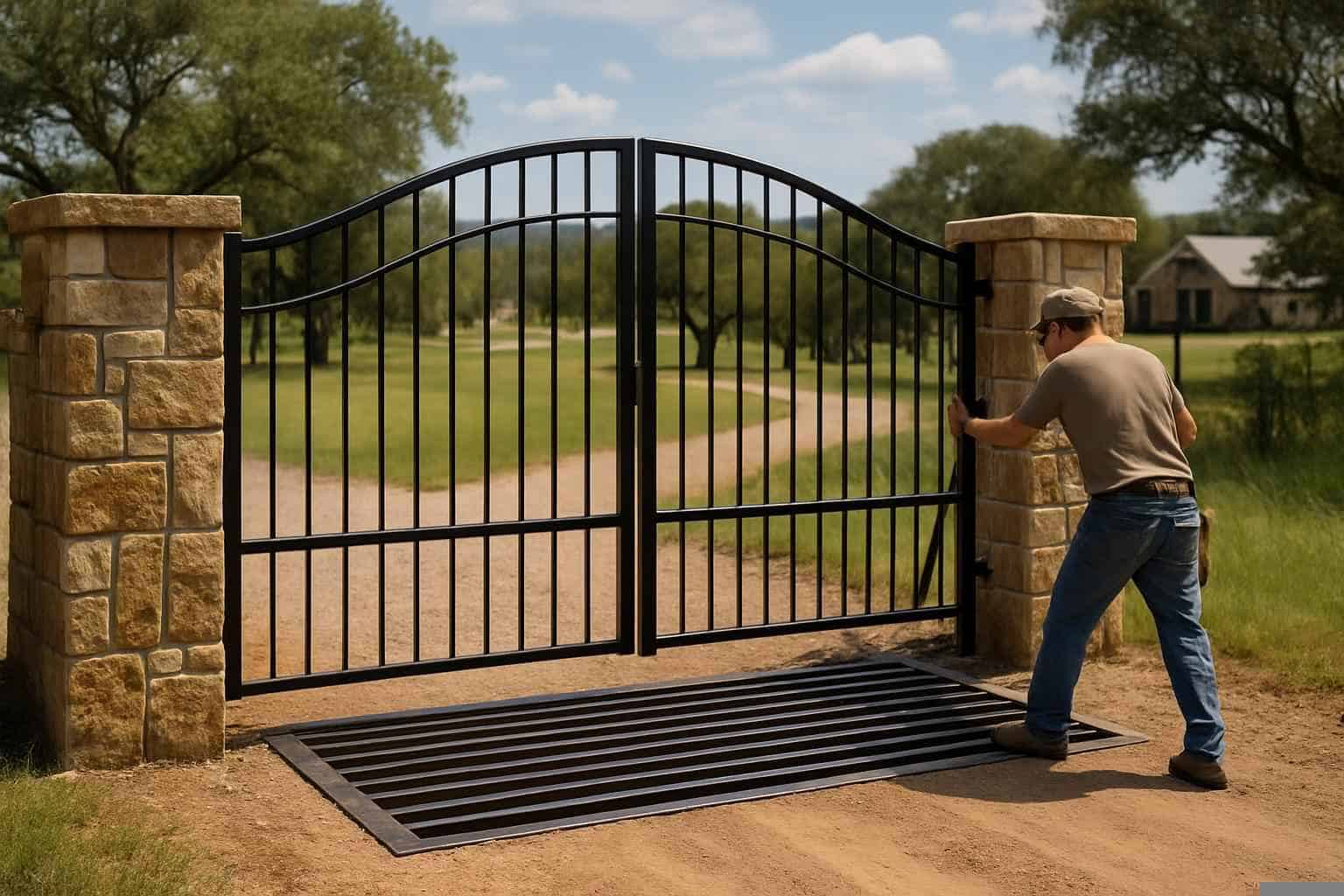 Gate Installation in Burnet Texas