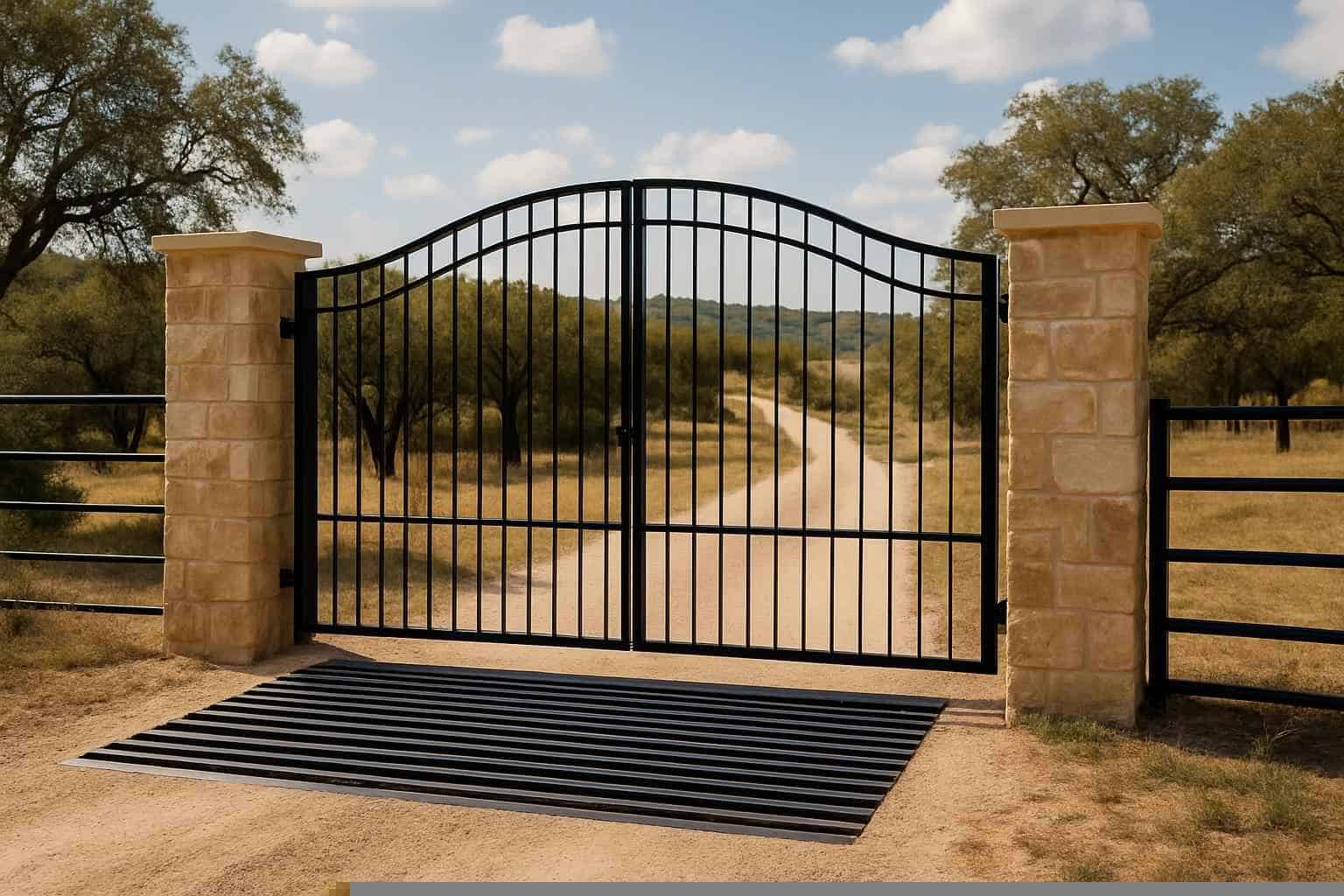 Gates And Cattle Guards In Cottonwood Shores Texas 1 Gate Installation In Cottonwood Shores Texas
