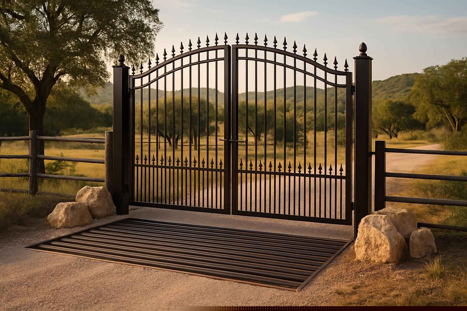 Gates And Cattle Guards In Marble Falls Texas 1 Gate Installation in Marble Falls Texas