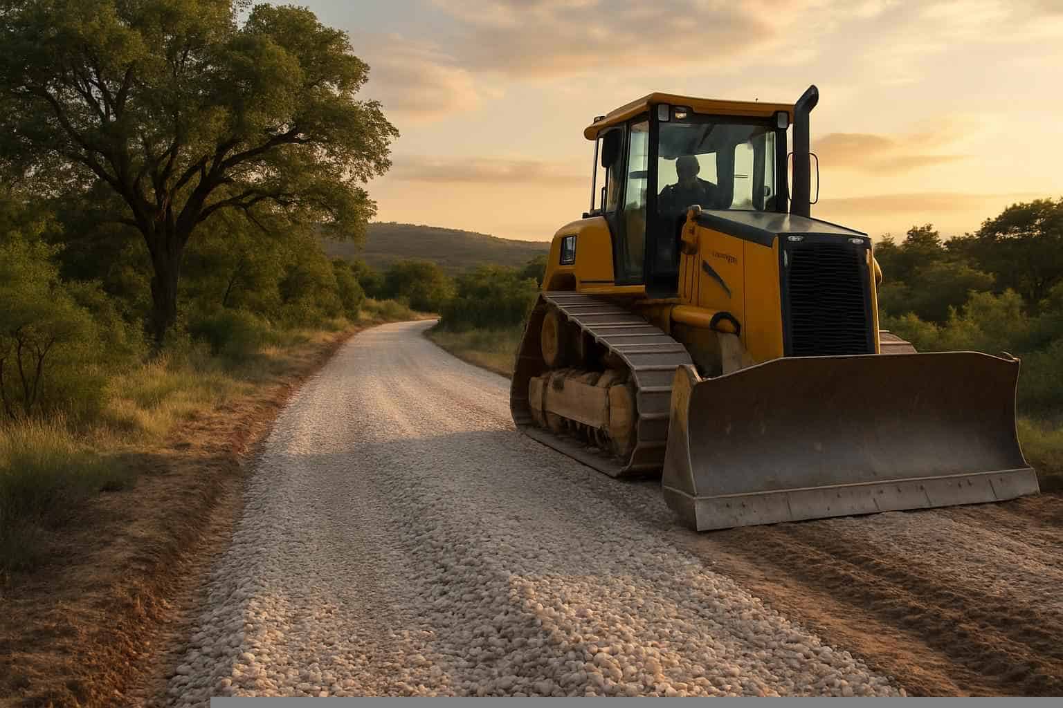 Road Paving In Marble Falls Texas 4 Gravel Road Building in Marble Falls Texas