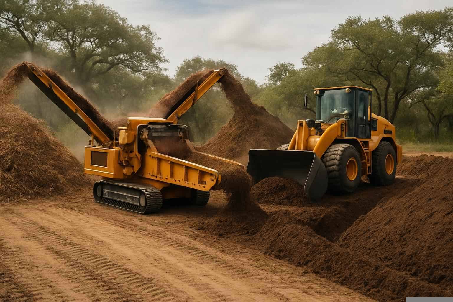 Grind and Backfill in Fischer Texas