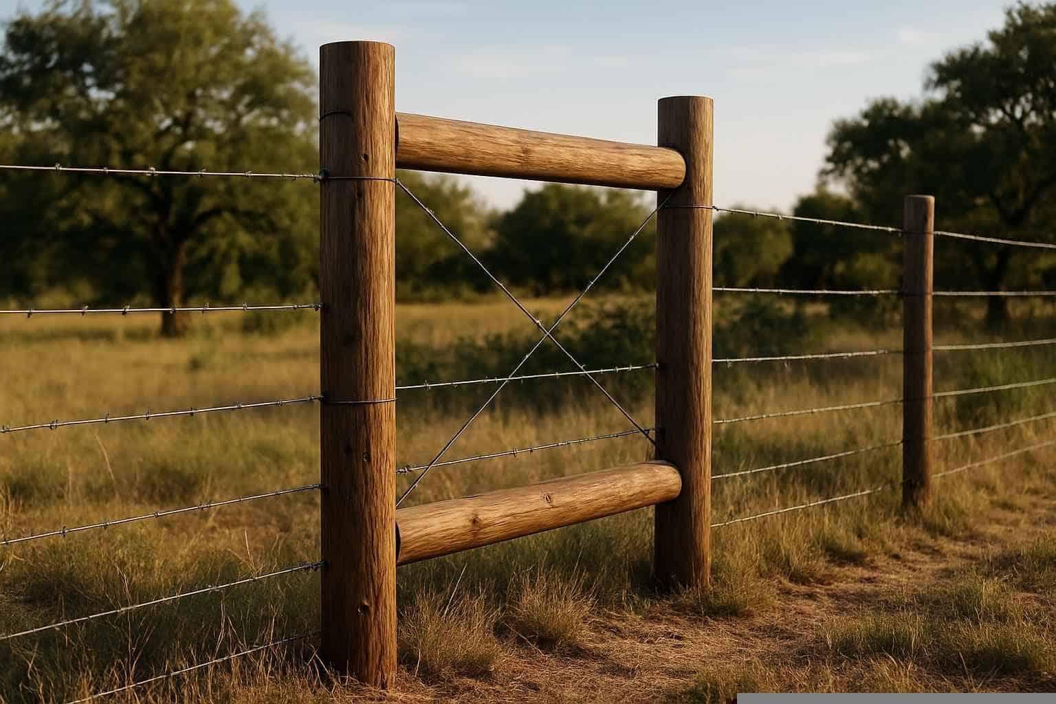 H Brace and Corner Posts in Burnet Texas