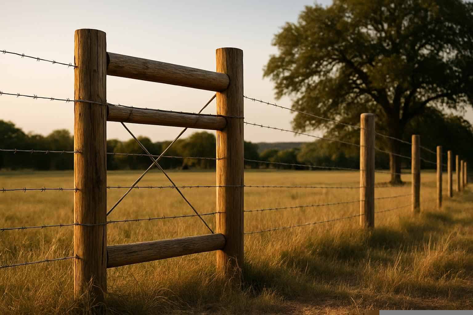 Gates And Cattle Guards In Marble Falls Texas 3 H Brace and Corner Posts in Marble Falls Texas