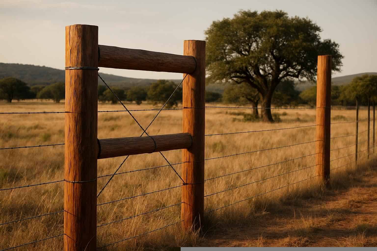 H Brace and Corner Posts in Pontotoc Texas
