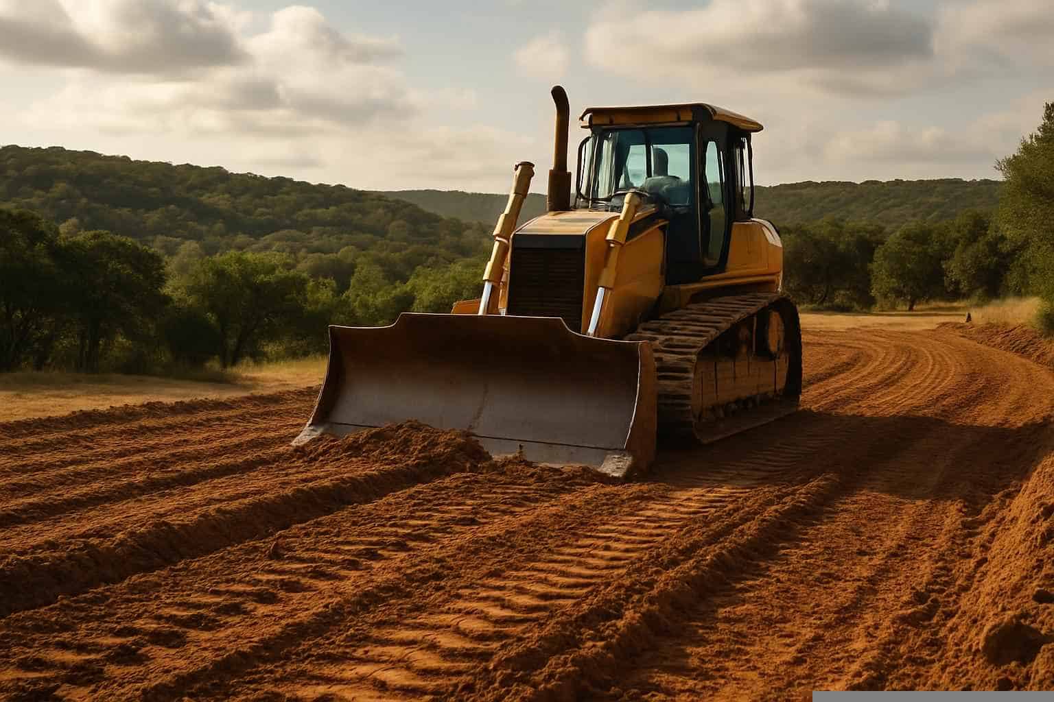 Grading In Fischer Texas 1 Land Grading in Fischer Texas