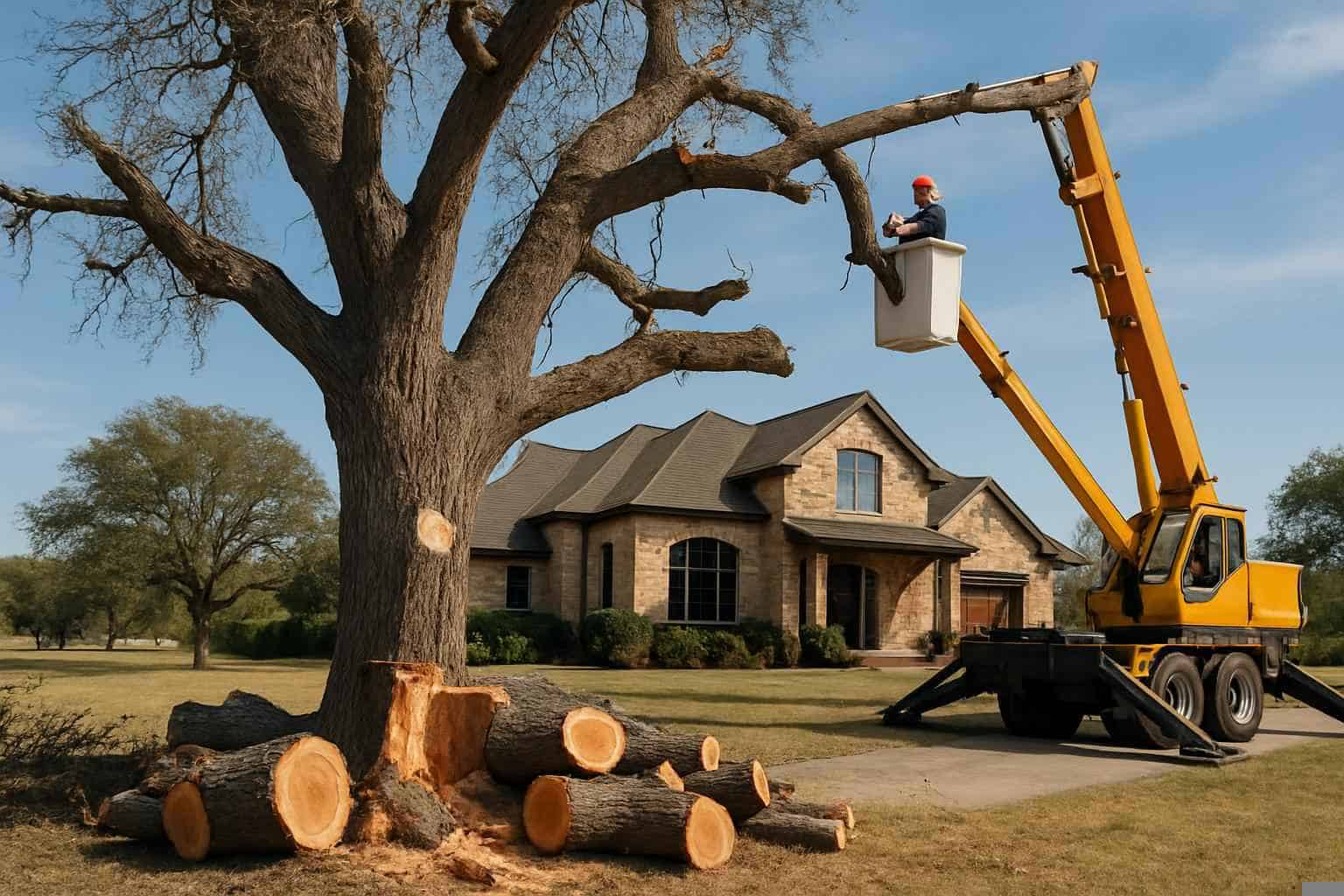 Tree Removal In Burnet Texas 4 Large Tree Removal in Burnet Texas