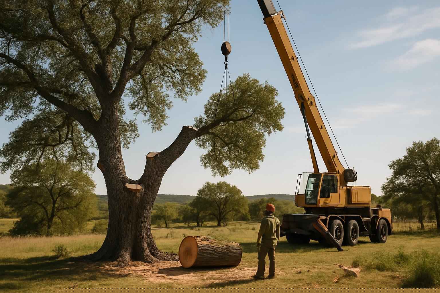 Tree Removal In Pipe Creek Texas 4 Large Tree Removal in Pipe Creek Texas