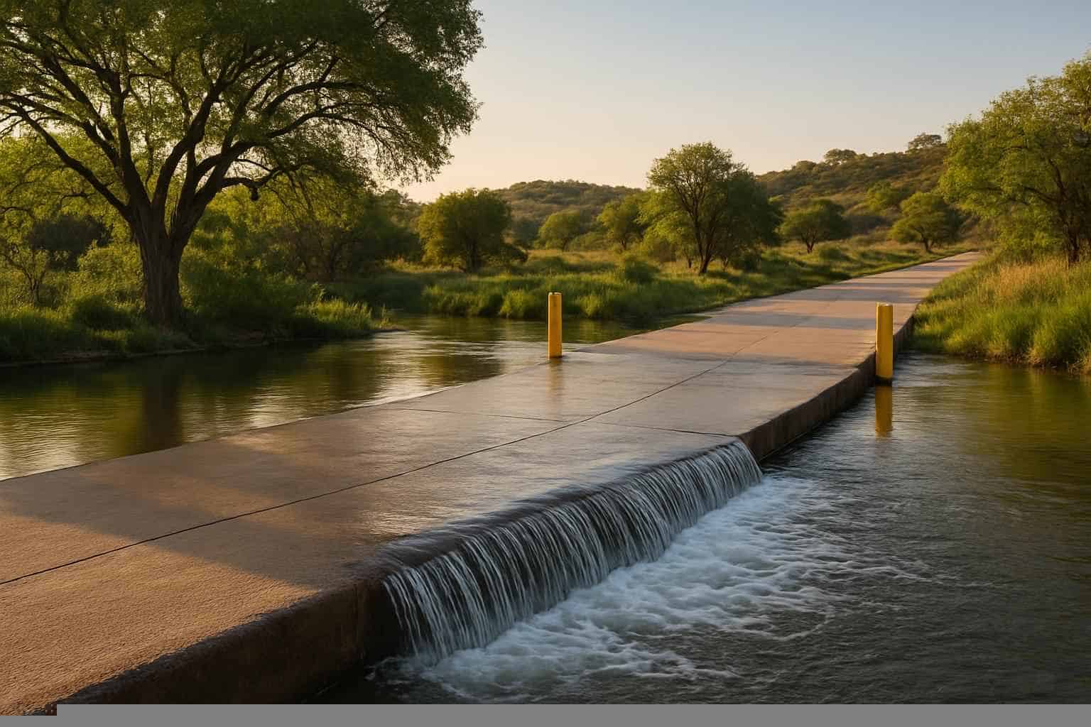 Culvert Installation In Cottonwood Shores Texas 2 Low Water Crossings In Cottonwood Shores Texas