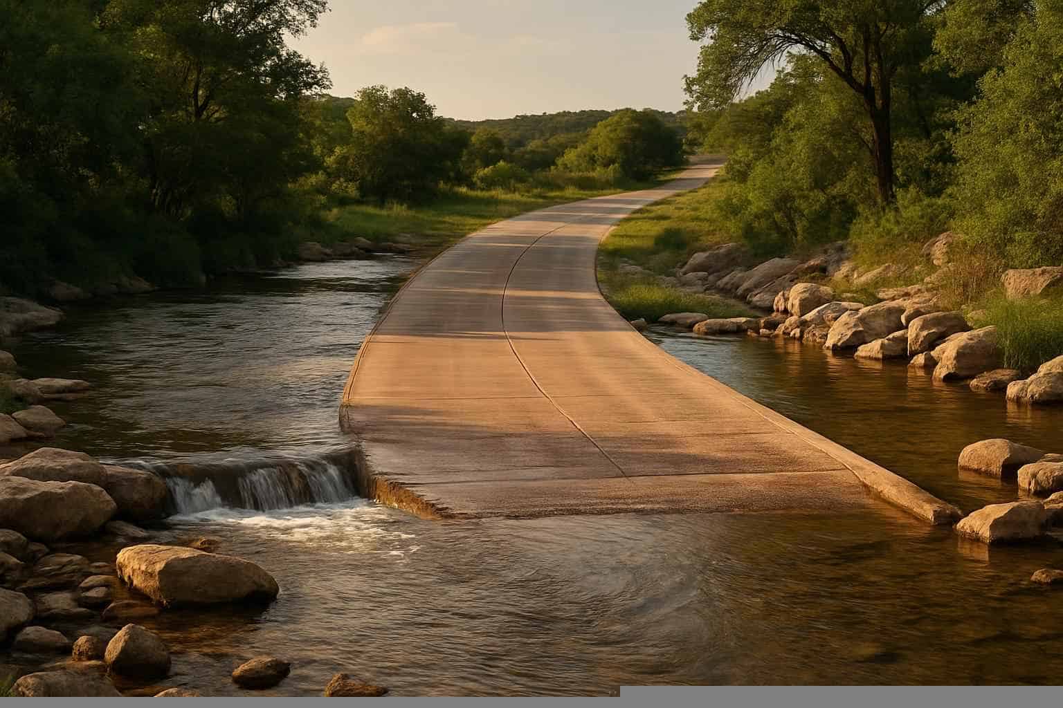 Low Water Crossings in Marble Falls Texas
