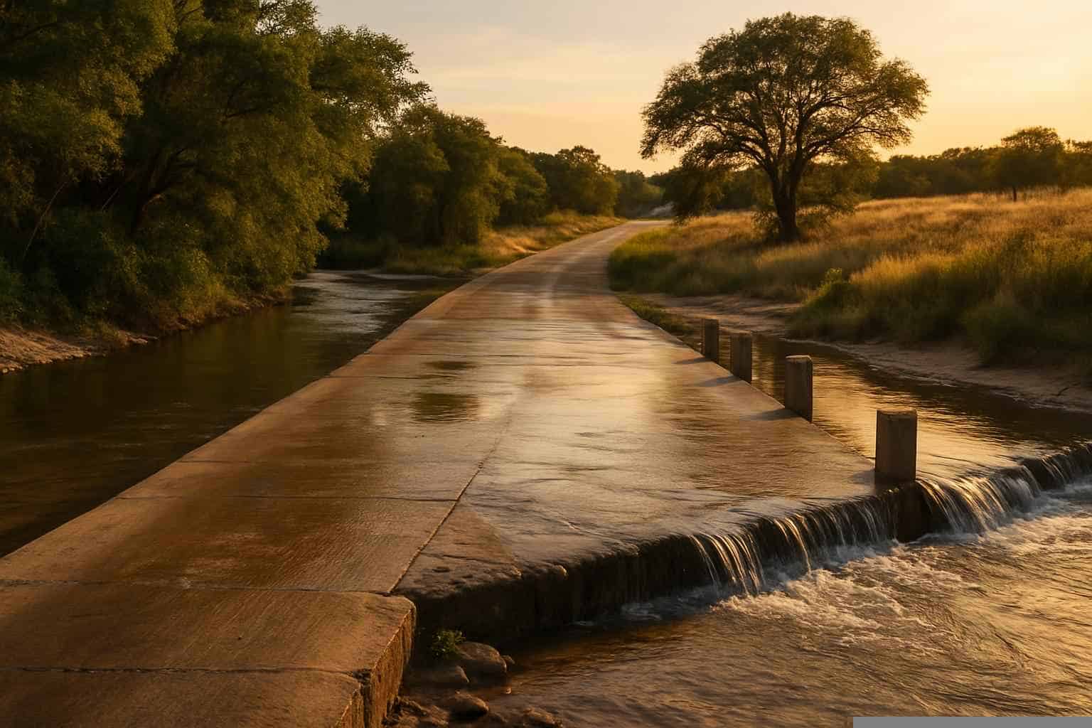 Ranch Road Construction In Pontotoc Texas 5 Low Water Crossings in Pontotoc Texas