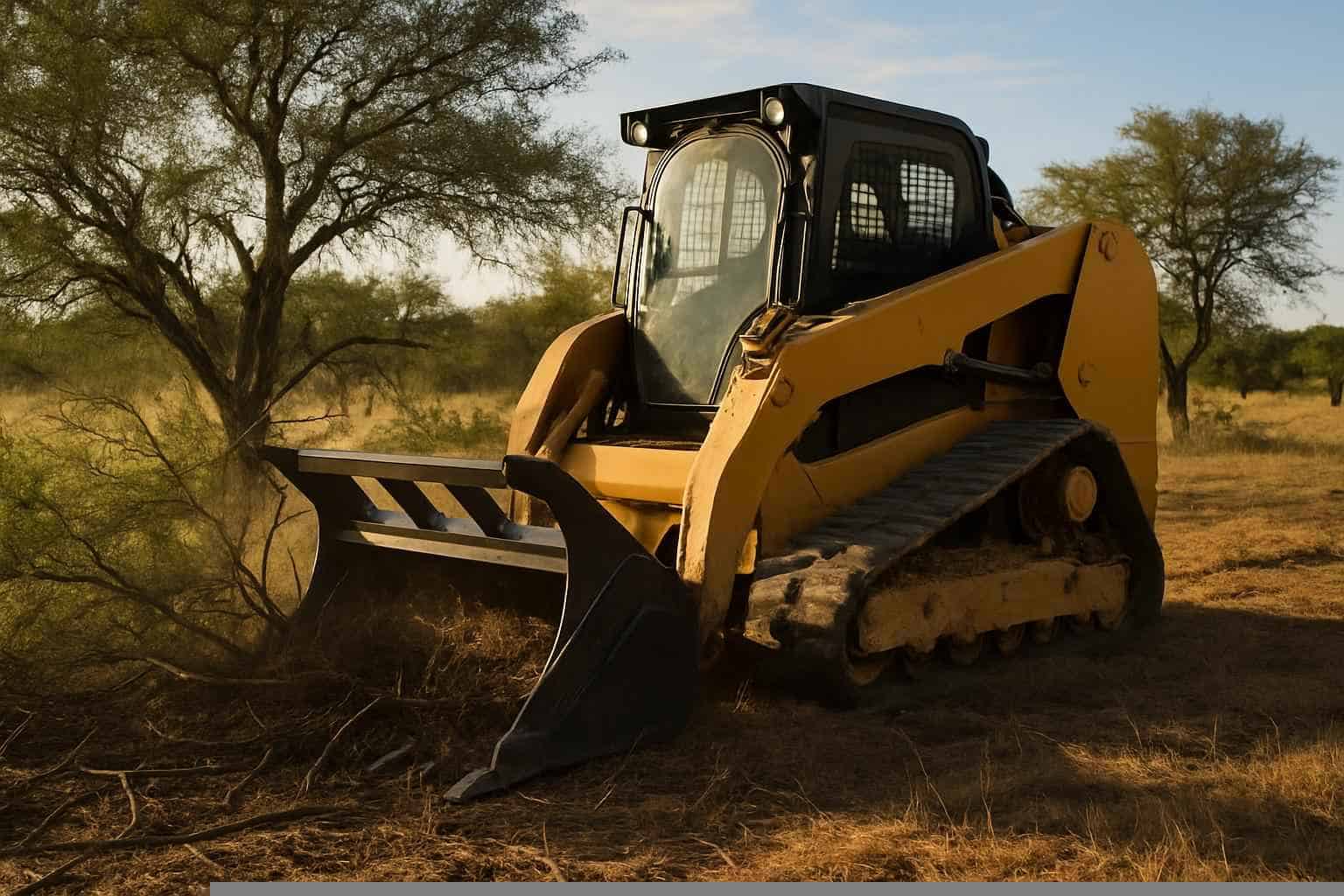 Mesquite Brush Clearing in Marble Falls Texas