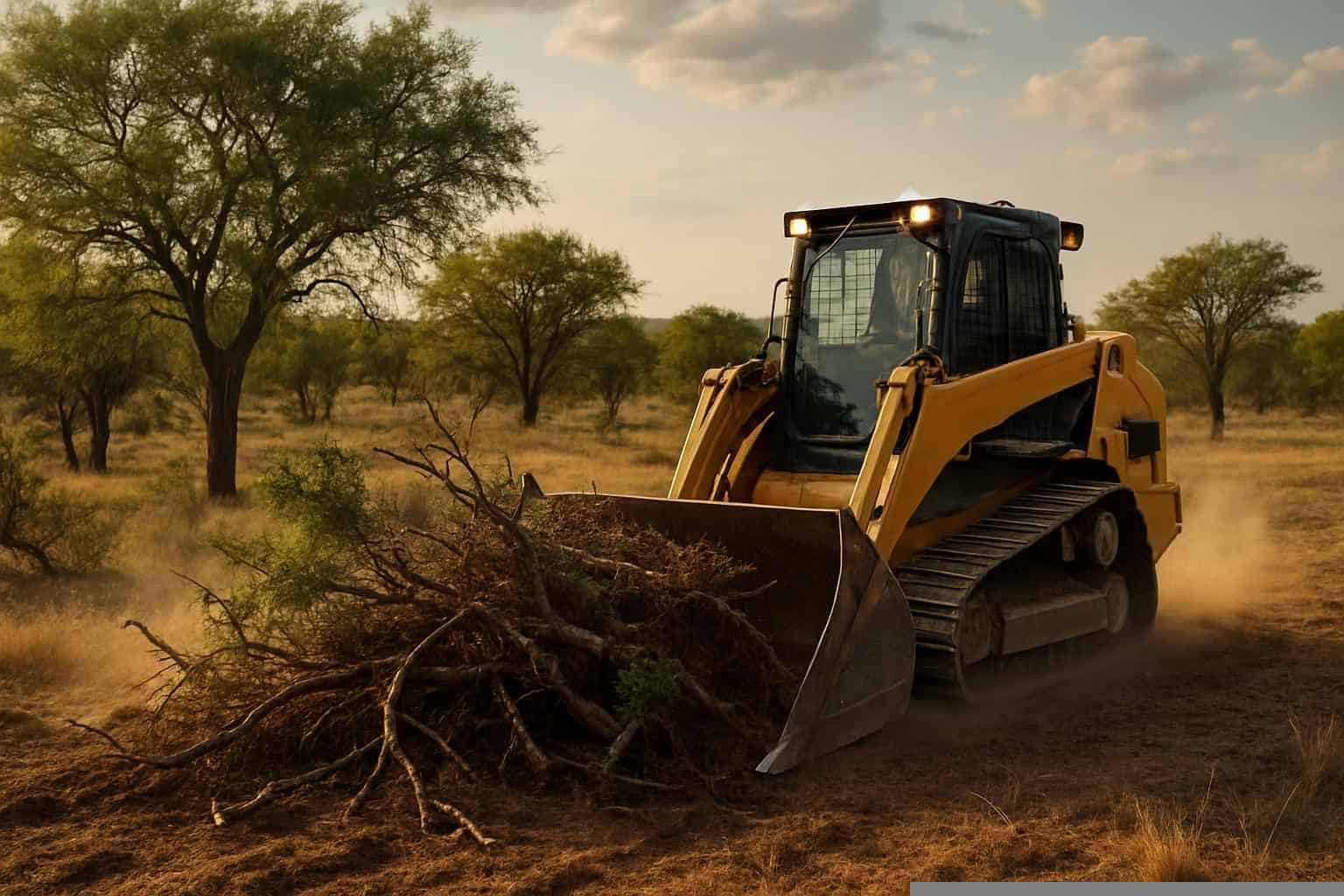 Mesquite Clearing In Pontotoc Texas 2 Mesquite Clearing In Pontotoc Texas