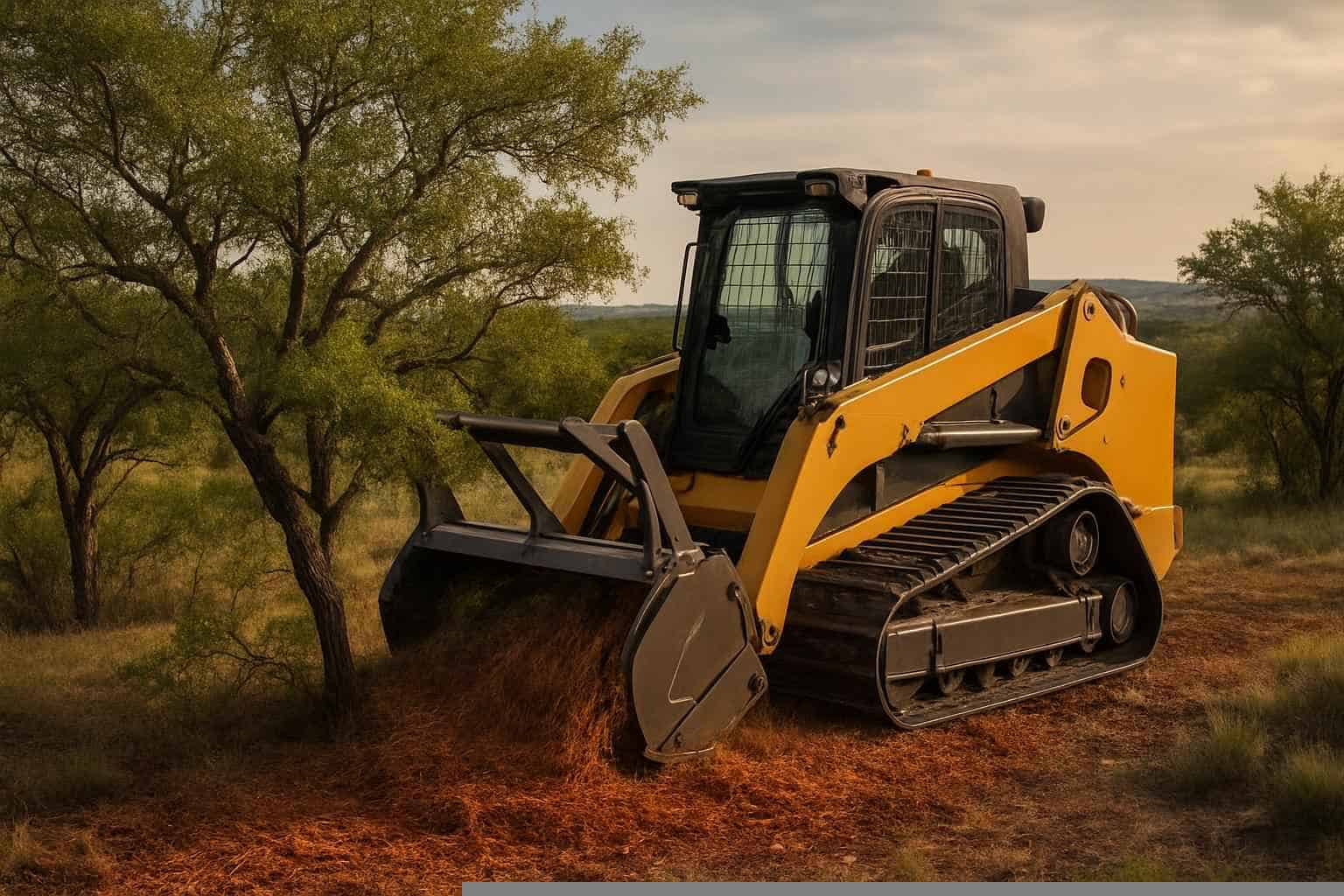 Mesquite Mulching in Burnet Texas