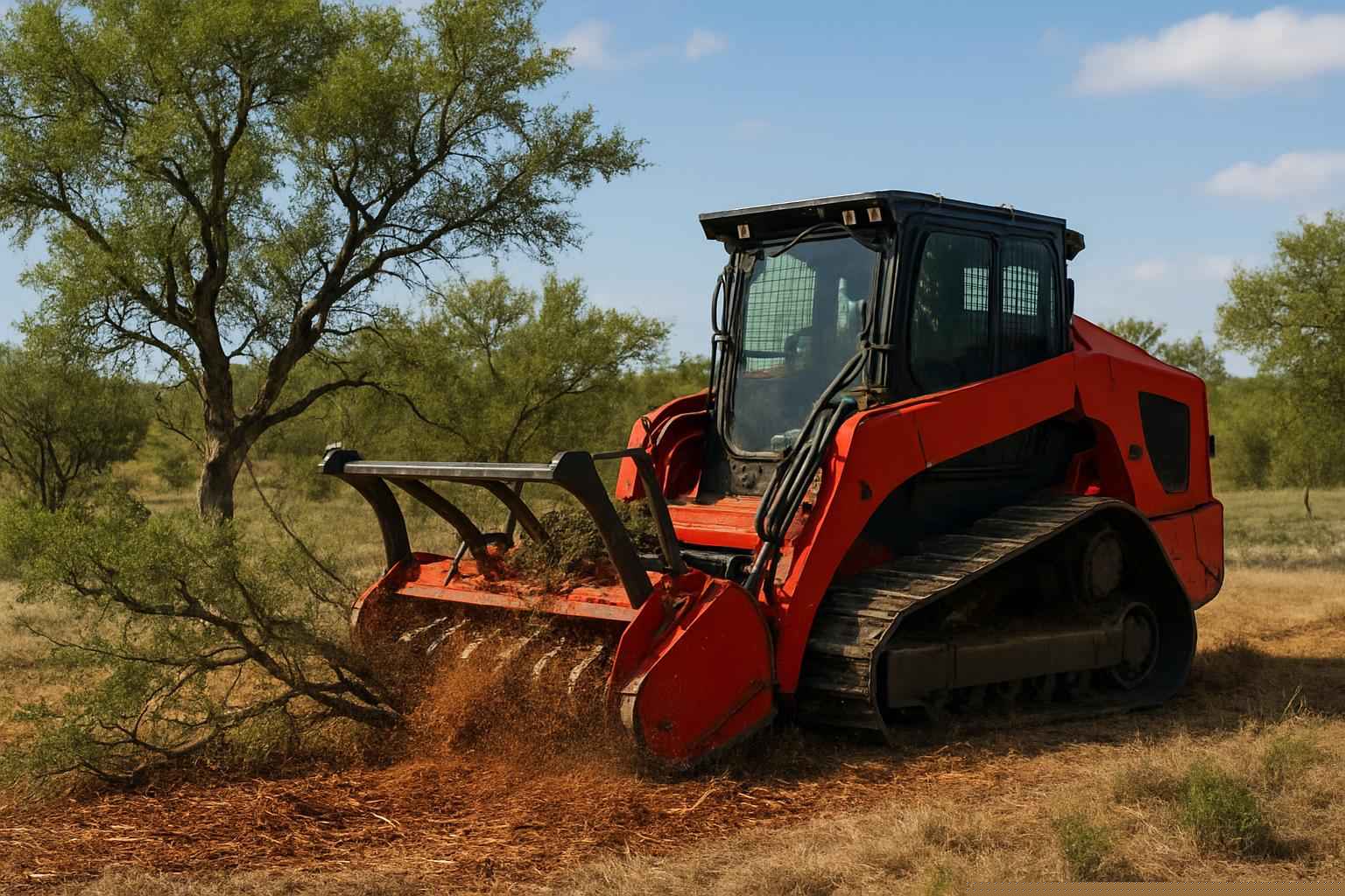 Forestry Mulching In Pipe Creek Texas 3 Mesquite Mulching In Pipe Creek Texas