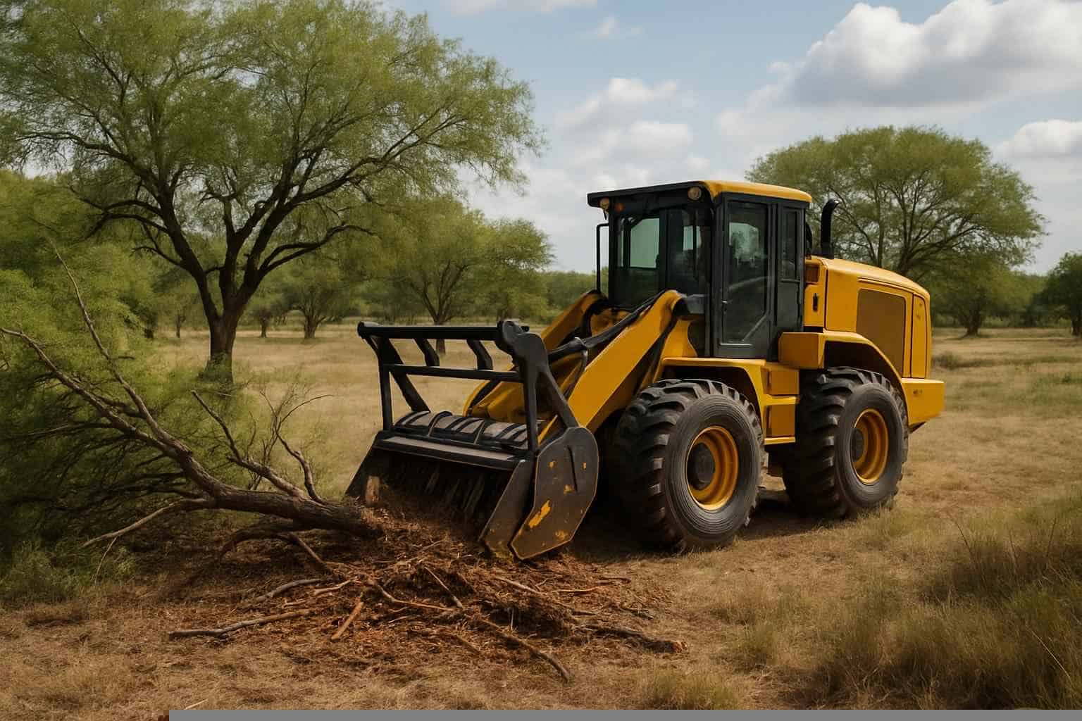 Mesquite Pasture Clearing in Burnet Texas