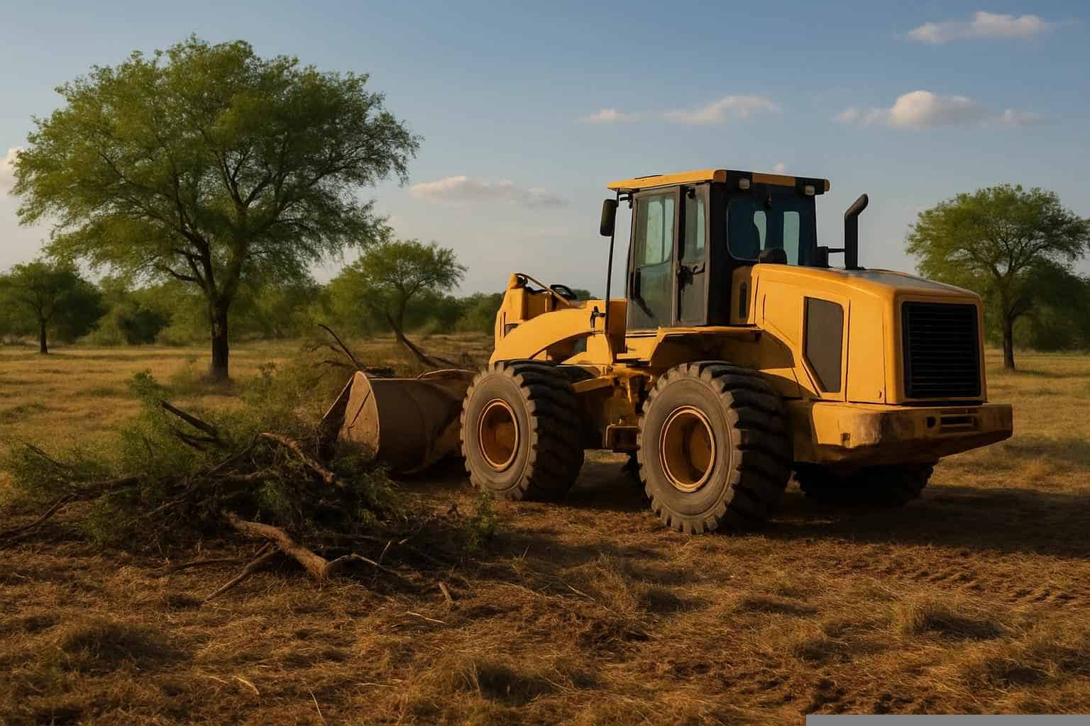 Mesquite Clearing In Cottonwood Shores Texas 4 Mesquite Pasture Clearing In Cottonwood Shores Texas