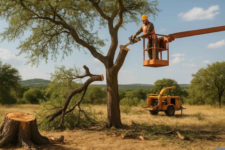 Mesquite Tree Removal in Marble Falls Texas