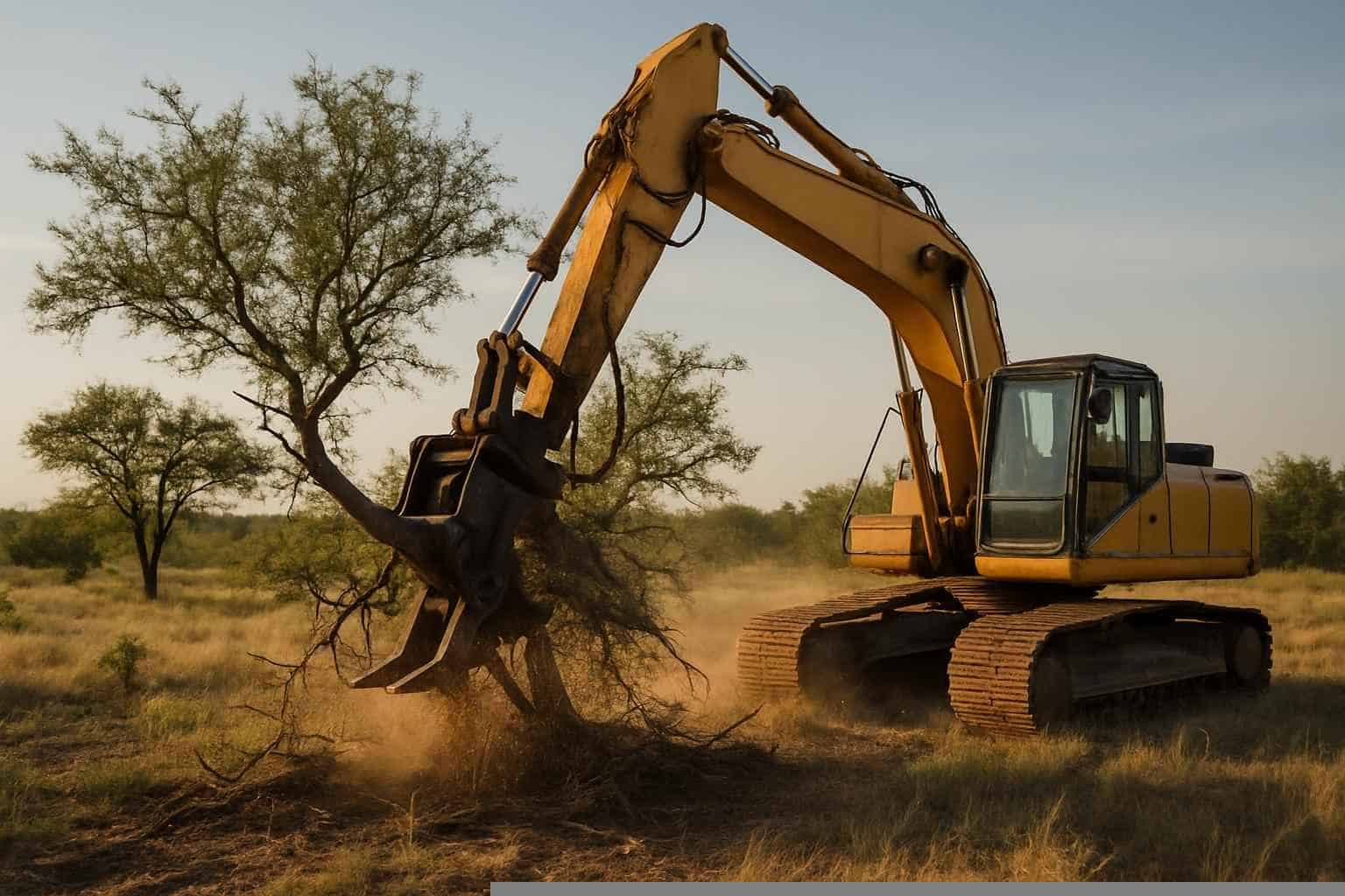 Mesquite Clearing In Pontotoc Texas 1 Mesquite Clearing In Pontotoc Texas