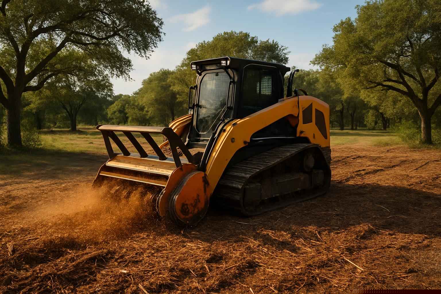Forestry Mulching In Pipe Creek Texas 6 Mulching For Lot Prep In Pipe Creek Texas