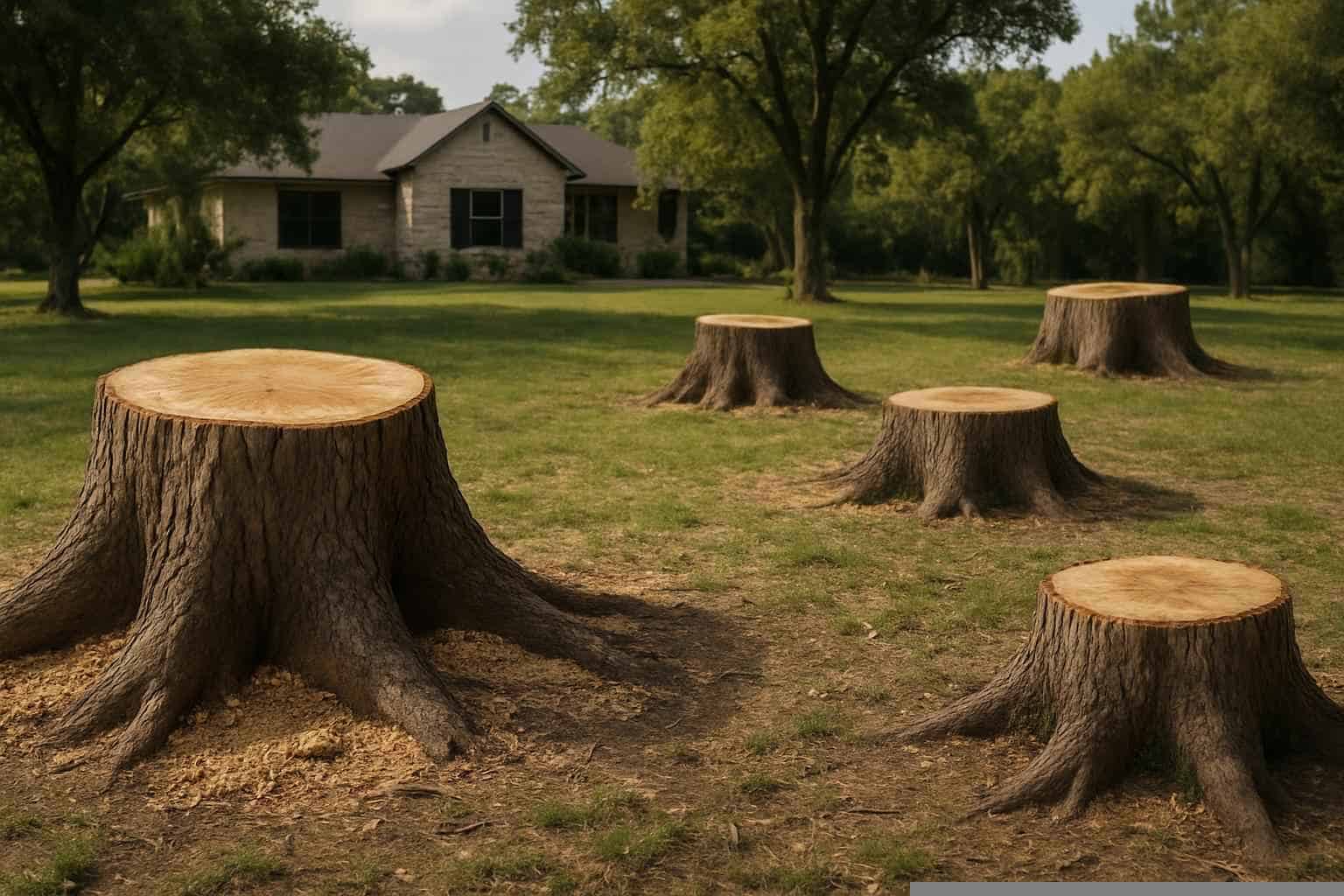Multiple Stumps Same Day in Marble Falls Texas