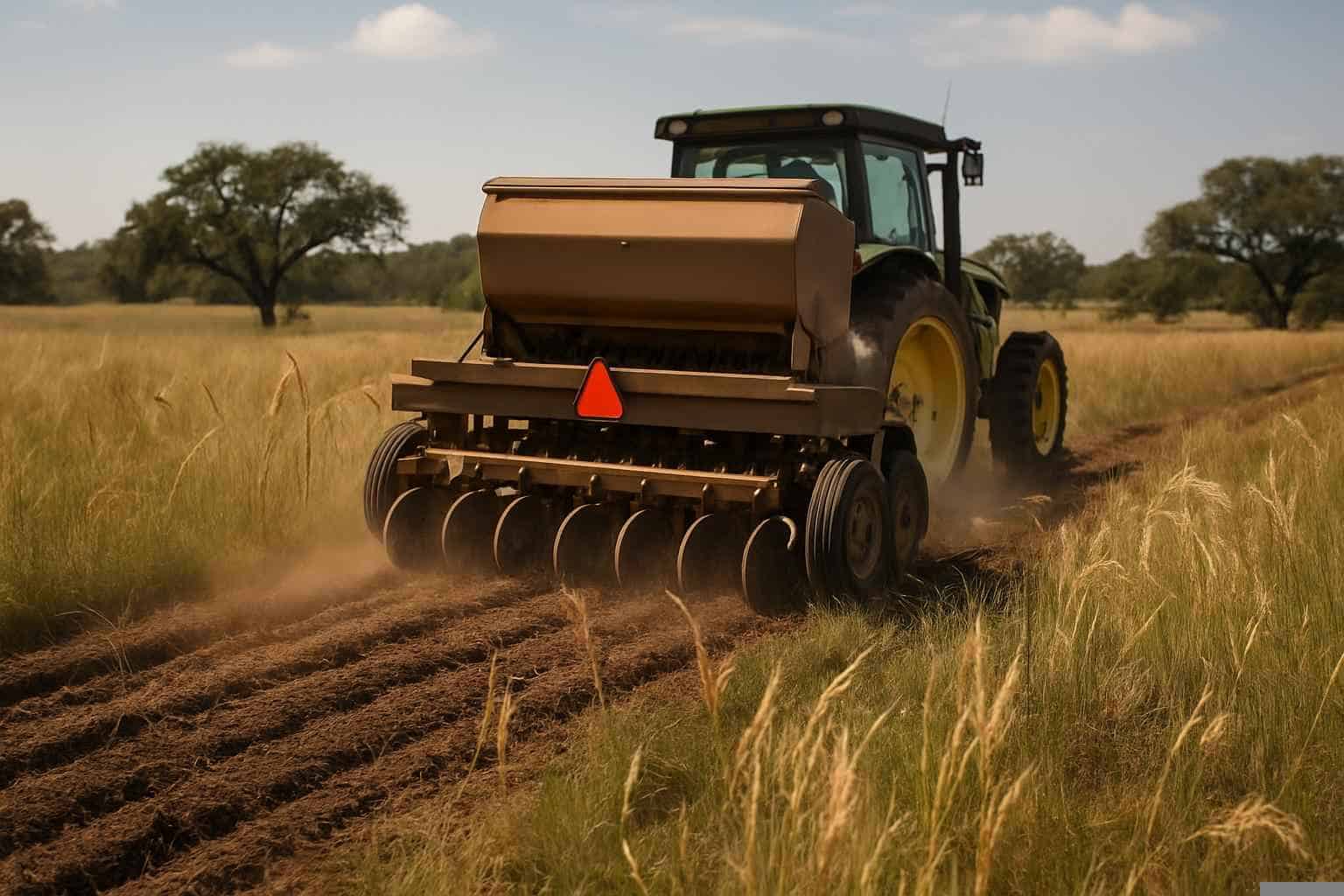 Native Grass Seeding in Burnet Texas